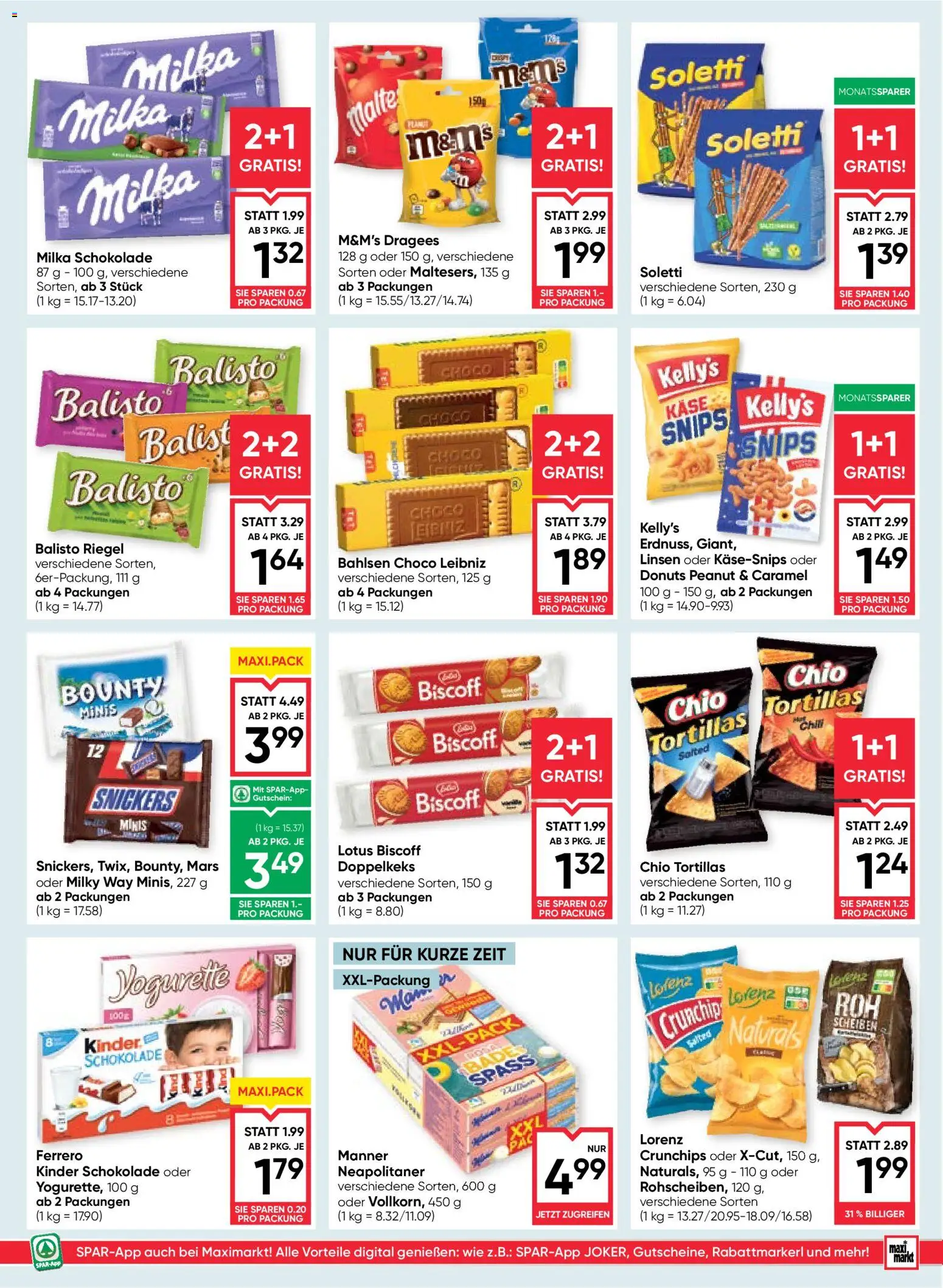 Maximarkt Flugblatt gültig ab 11.06.2026 | Seite: 11 | Produkte: TV, Käse, Schokolade