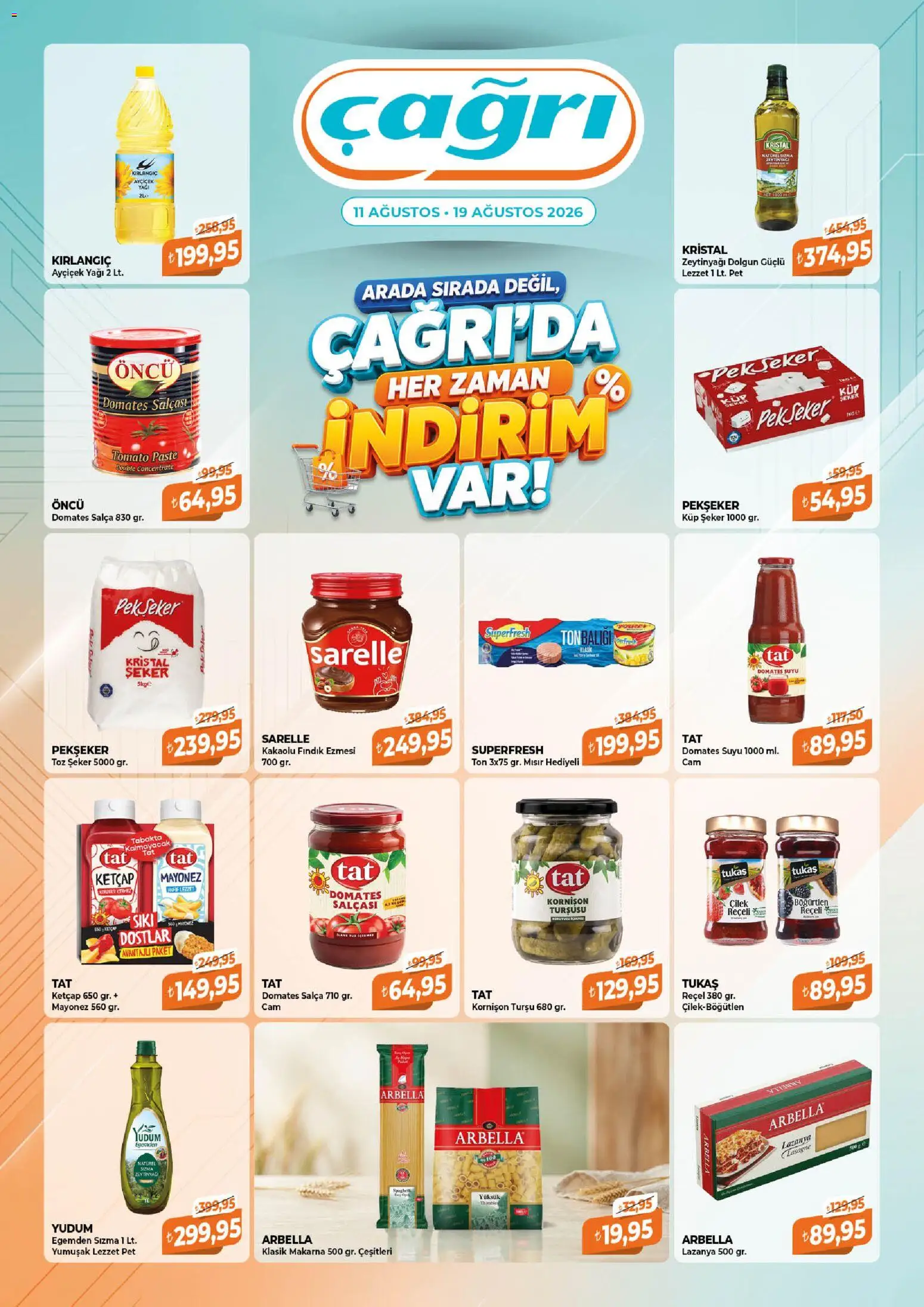 Çağrı Market Katalog - 11 Ağustos 2026 tarihinden itibaren geçerlidir | Sayfa: 5 | Ürünler: Domates, Çilek, Ketçap, Mısır