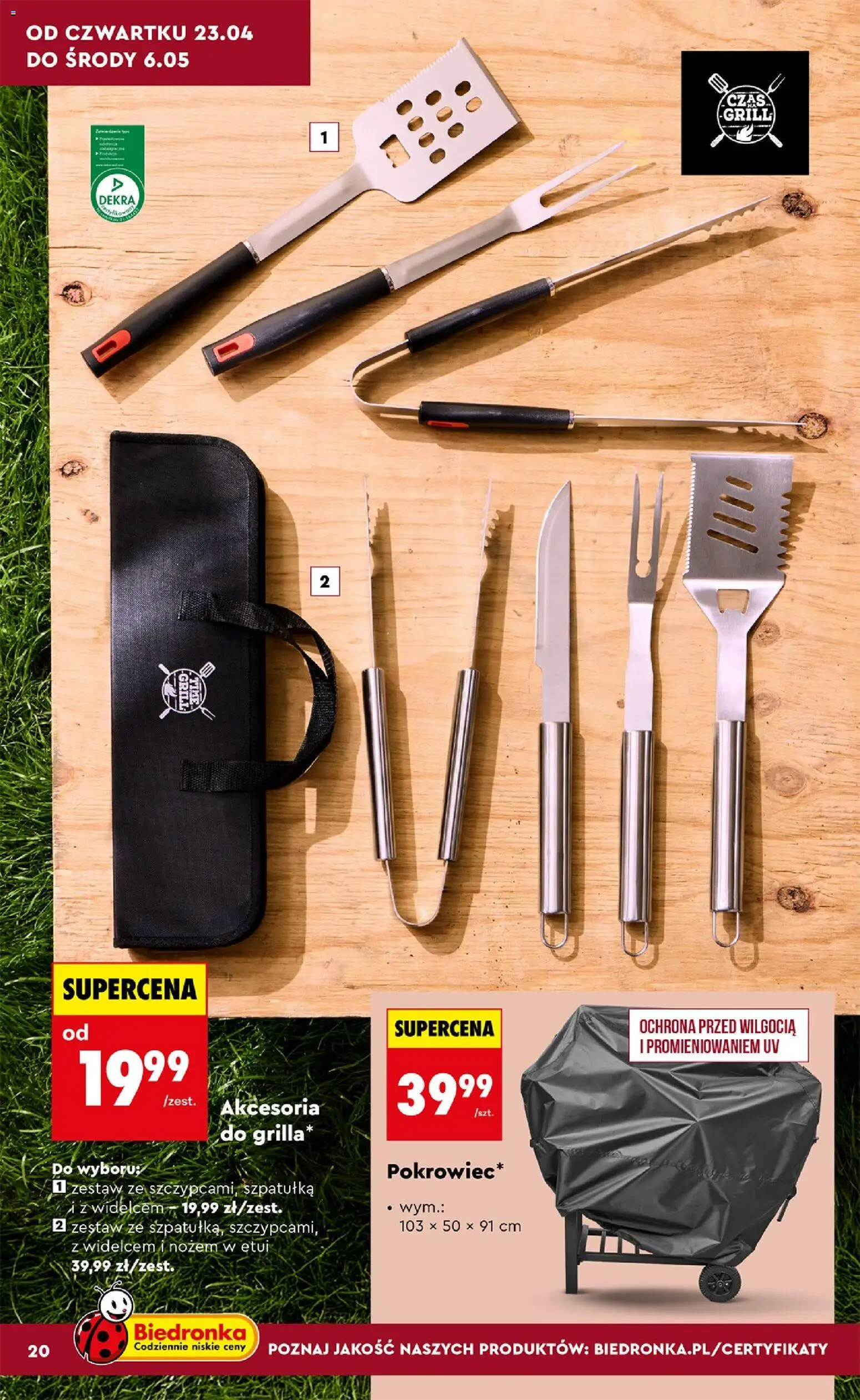 Biedronka Polsko leták - Ogród od 20.04.2026 | Strana: 20