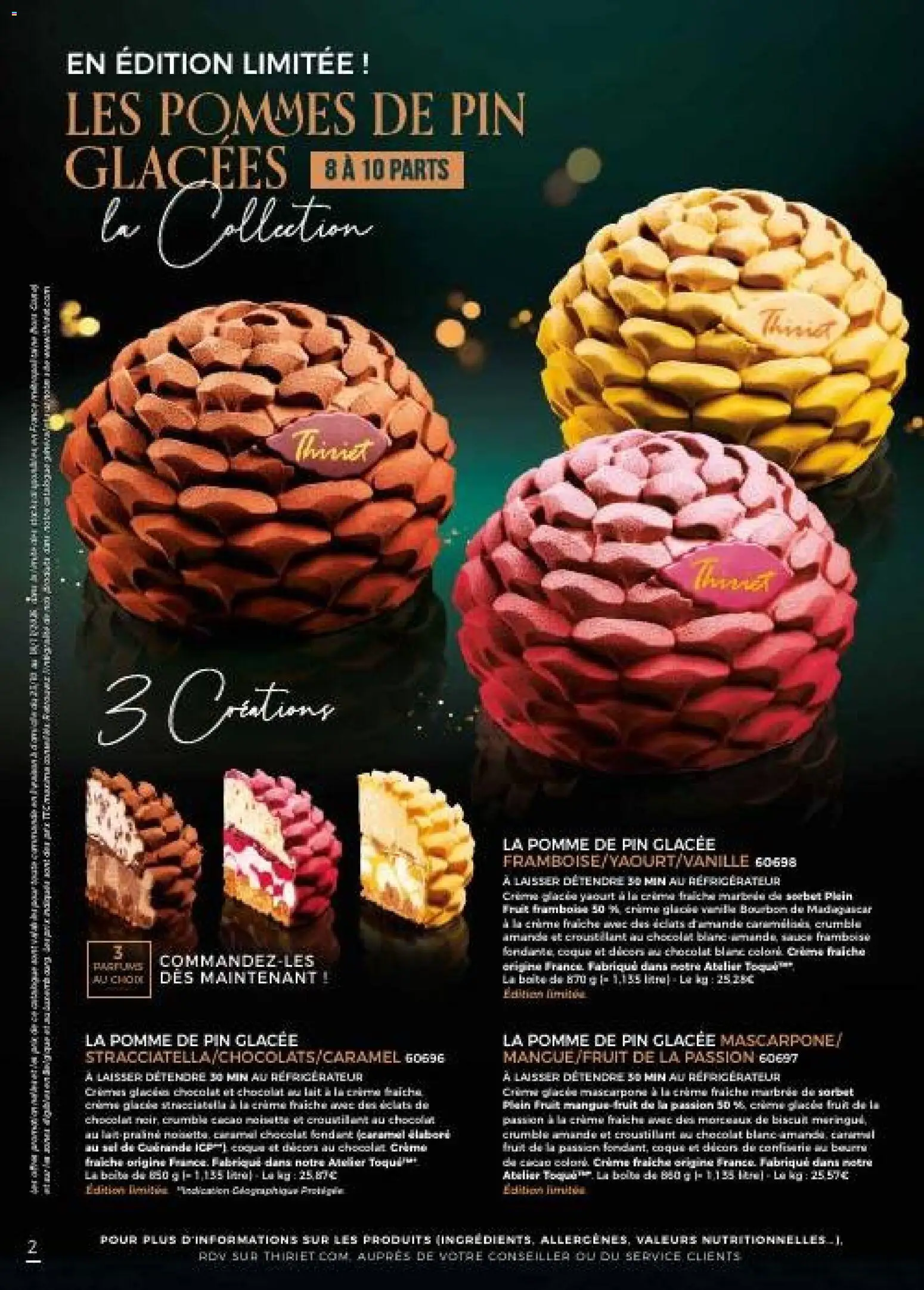{H1} | Page: 2 | Produits: Cacao, Lait, Pommes, Bourbon
