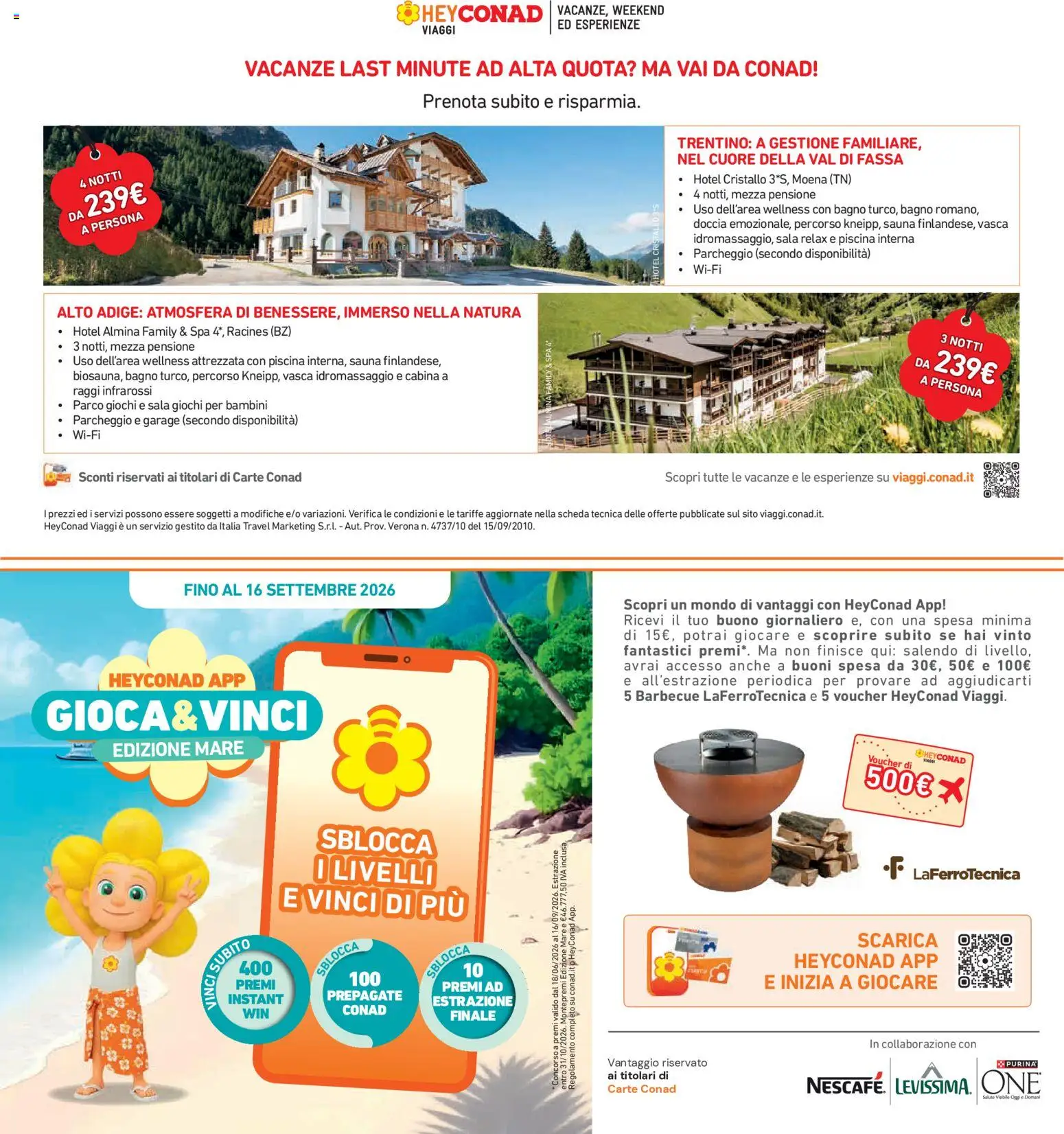 Volantino Conad del 27/08/2026 | Pagina: 27 | Prodotti: Barbecue, Piscina, Bagno, Doccia