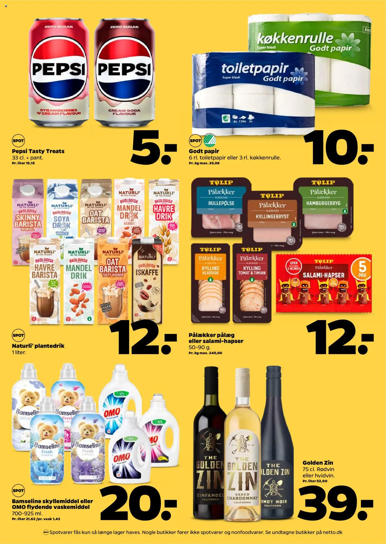 Netto tilbudsavis – gyldig fra 18.04.2026 | Side: 2 | Produkter: Toilet, Rullepølse, Hamburgerryg, Vanilje