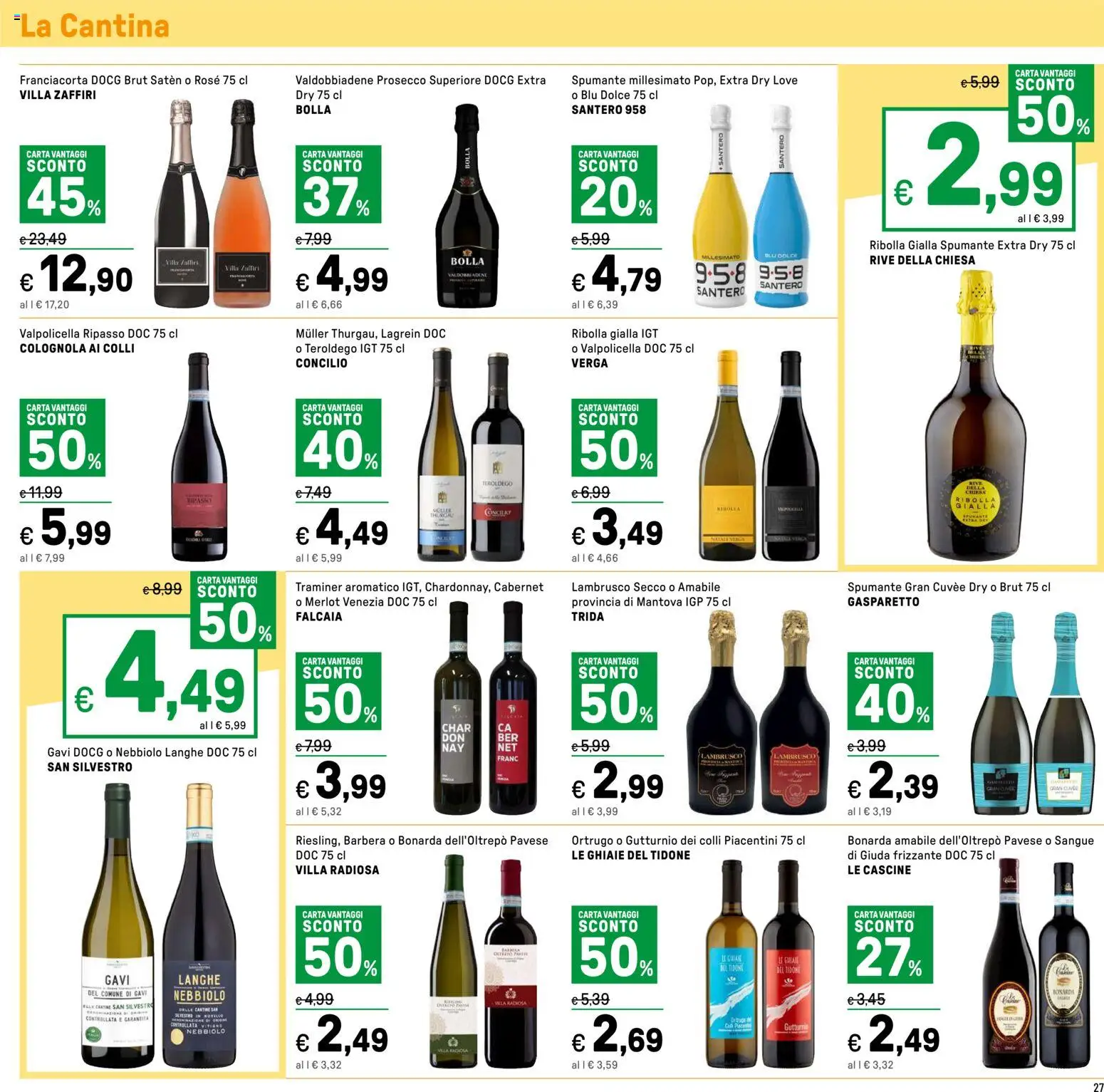 Volantino Iper del 04.06.2026 | Pagina: 27 | Prodotti: Prosecco, The, Spumante