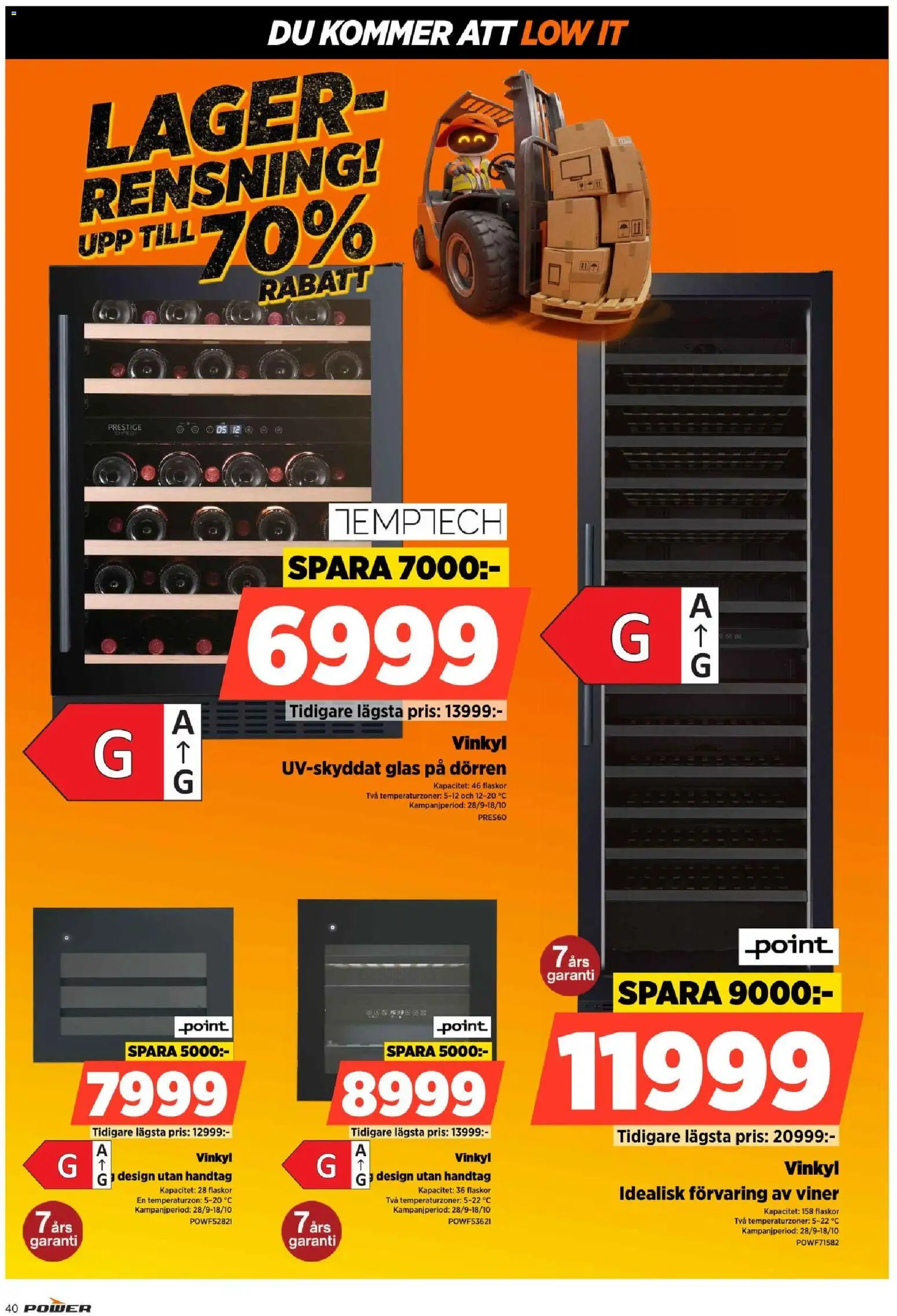 Power reklamblad aktuell från 12/10/2026 | Sida: 40 | Produkter: Vinkyl, Glas