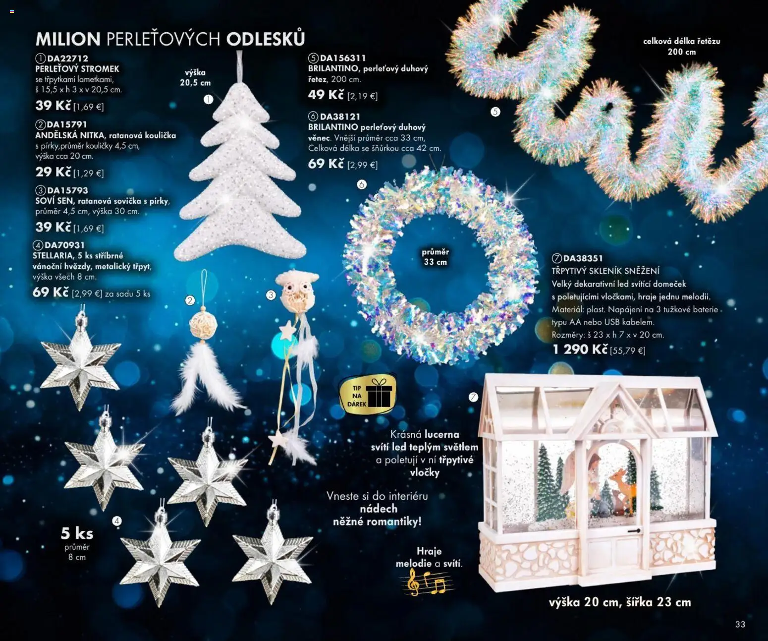 Nové Dedra akcie – leták je platný od 01.10.2026 | Strana: 33 | Produkty: Led, Batérie, Vločky, USB