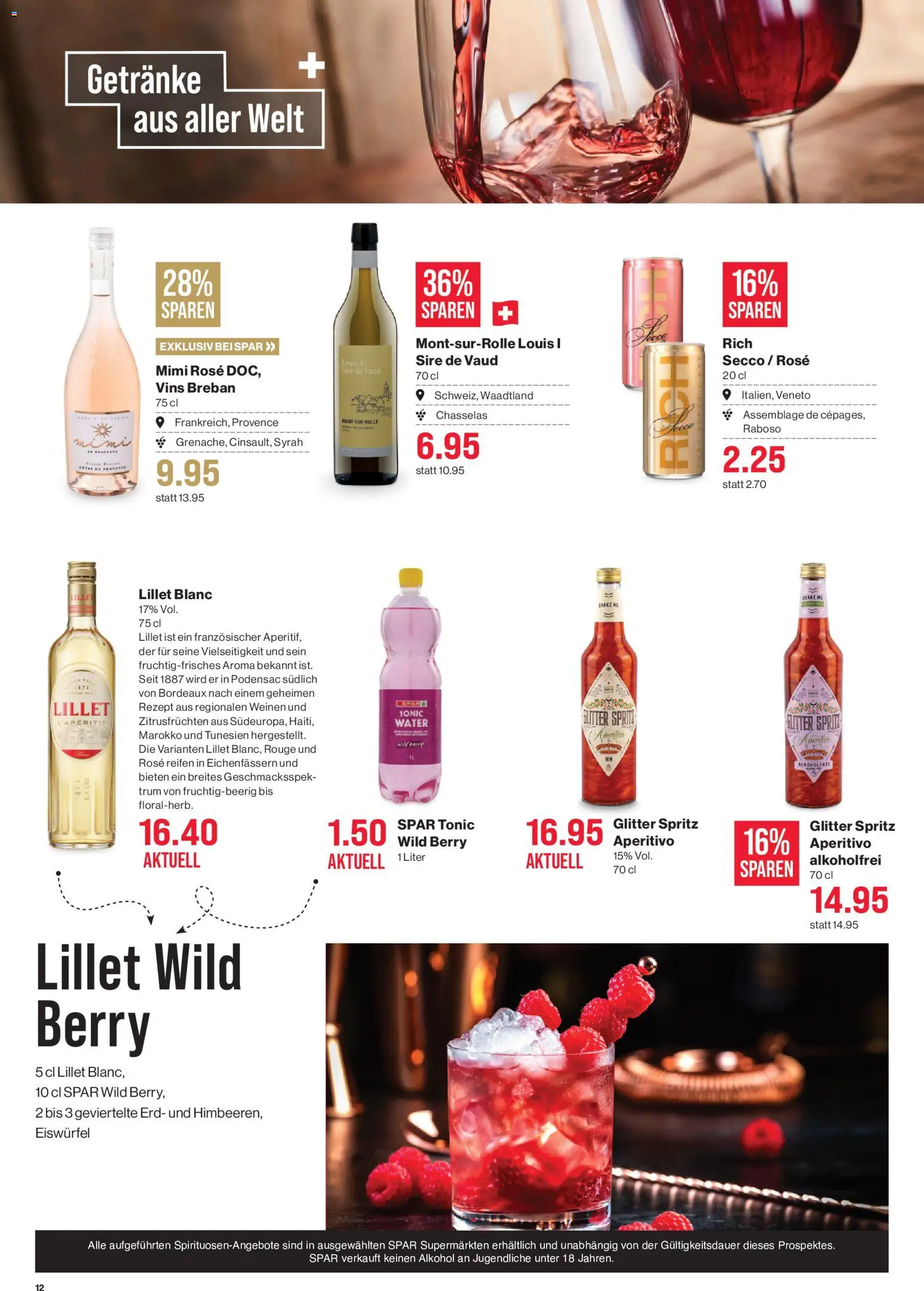 SPAR aktionen – gültig ab 06.08.2026 | Seite: 12 | Produkte: Rouge