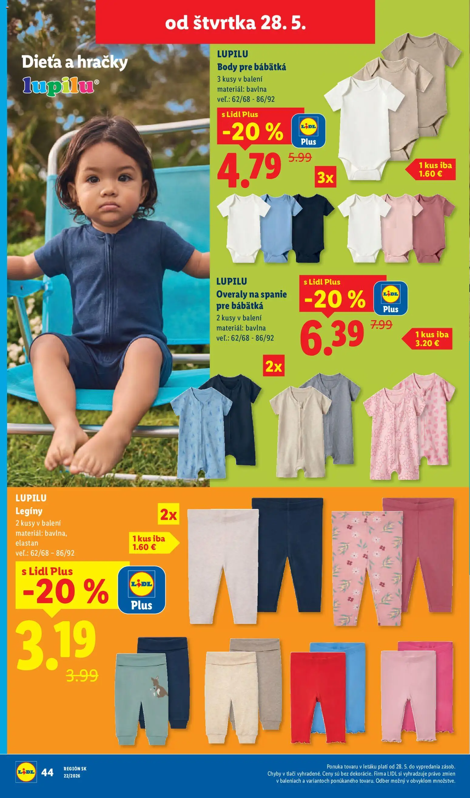 Nové Lidl akcie – leták je platný od 25.05.2026 | Strana: 96 | Produkty: Legíny, Hračky