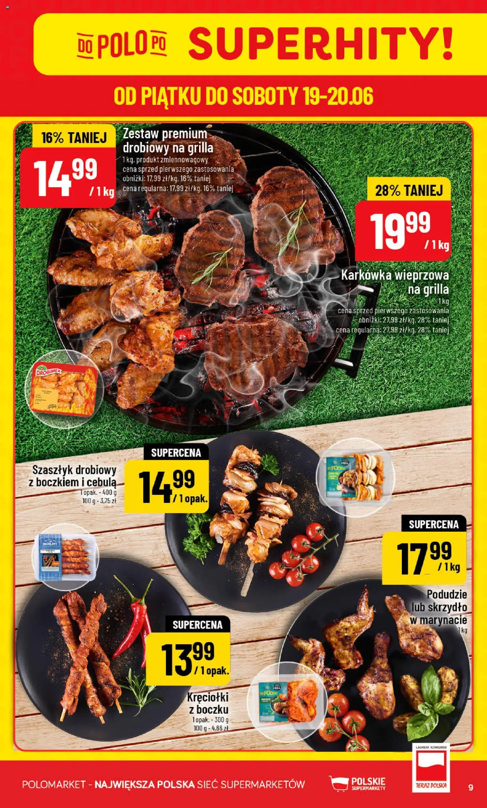 POLOmarket gazetka od 17.06.2026 | Strona: 9 | Produkty: Karkówka, Karkówka wieprzowa