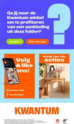 Kwantum folder / publicité - Voorbeeld van een folder van Kwantum, geldig van 08.06.2026 | Pagina: 24 | Producten: Folders, Gordijnen