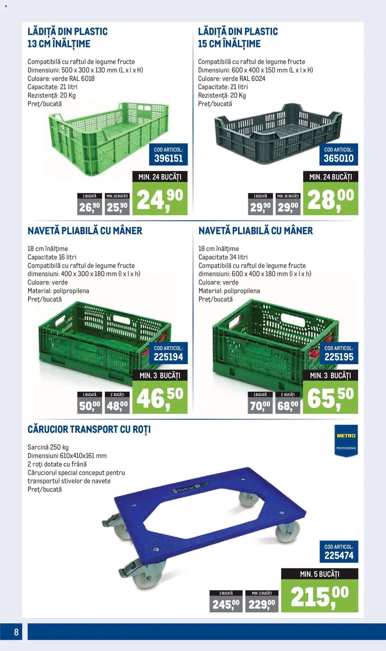 Noul catalog Metro – valabil de la 01.04.2026 | Pagină: 8 | Produse: Mâner, Legume, Fructe