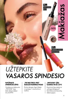 Oriflame leidinys galioja nuo 24.06.2026 | Puslapis: 51 | Prekių: Makiažo pagrindas, Makiažas