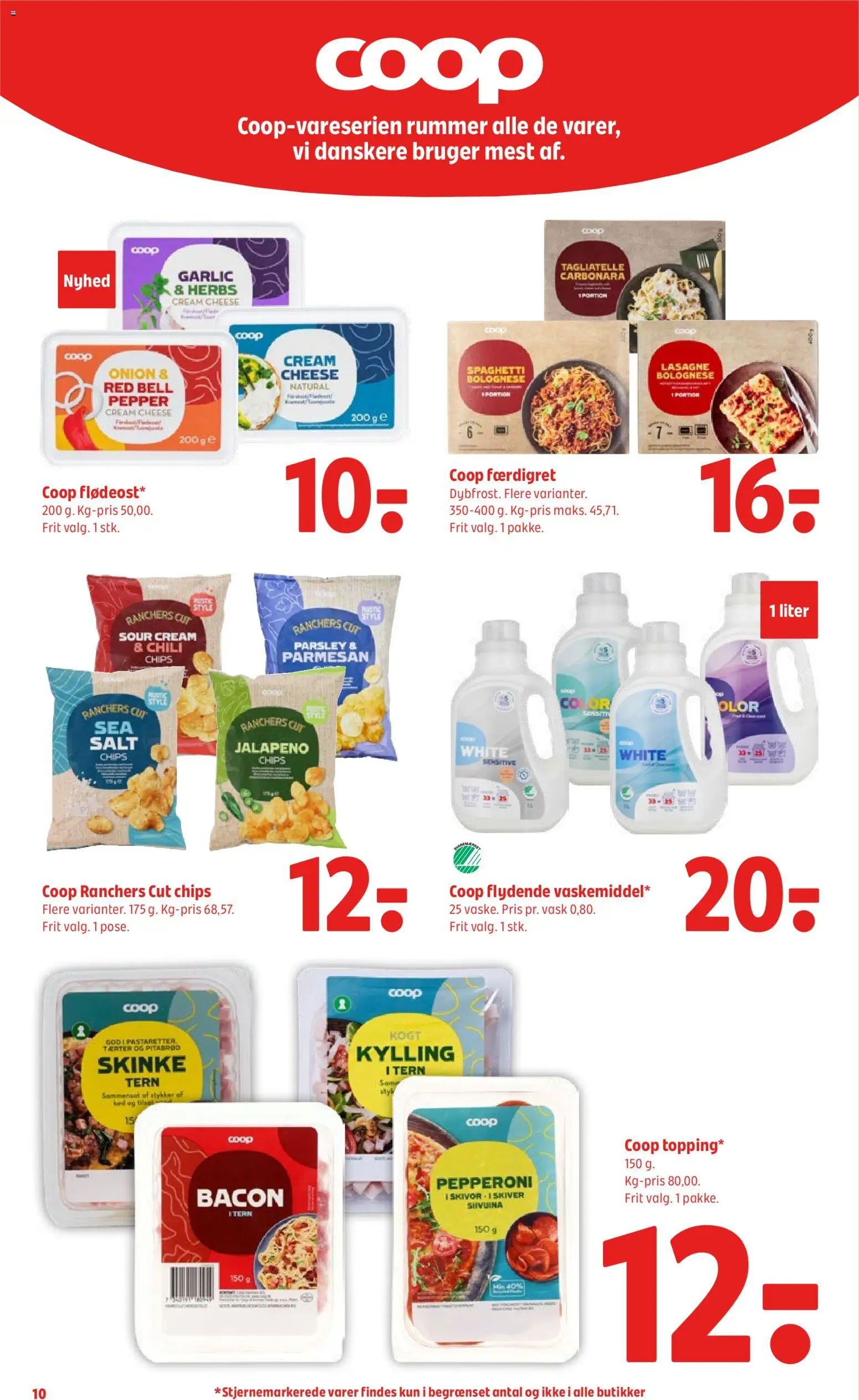 Coop 365 tilbudsavis – gyldig fra 09/07/2026 | Side: 14 | Produkter: Skinke, Chips, Salt, Parmesan
