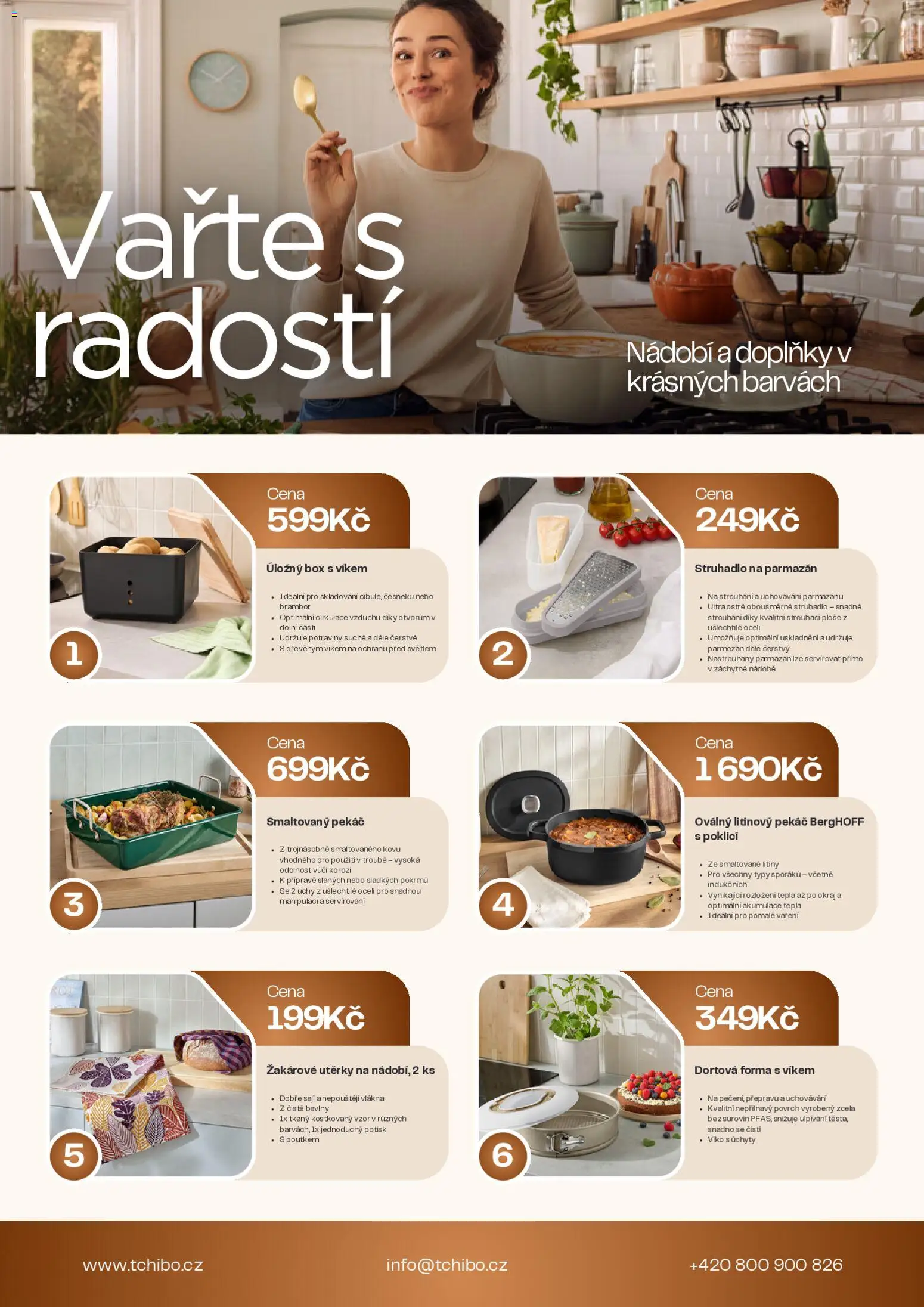Tchibo leták od 14.08.2026 | Strana: 3 | Produkty: Forma, Úložný box s víkem, Smaltovaný pekáč, Parmezán