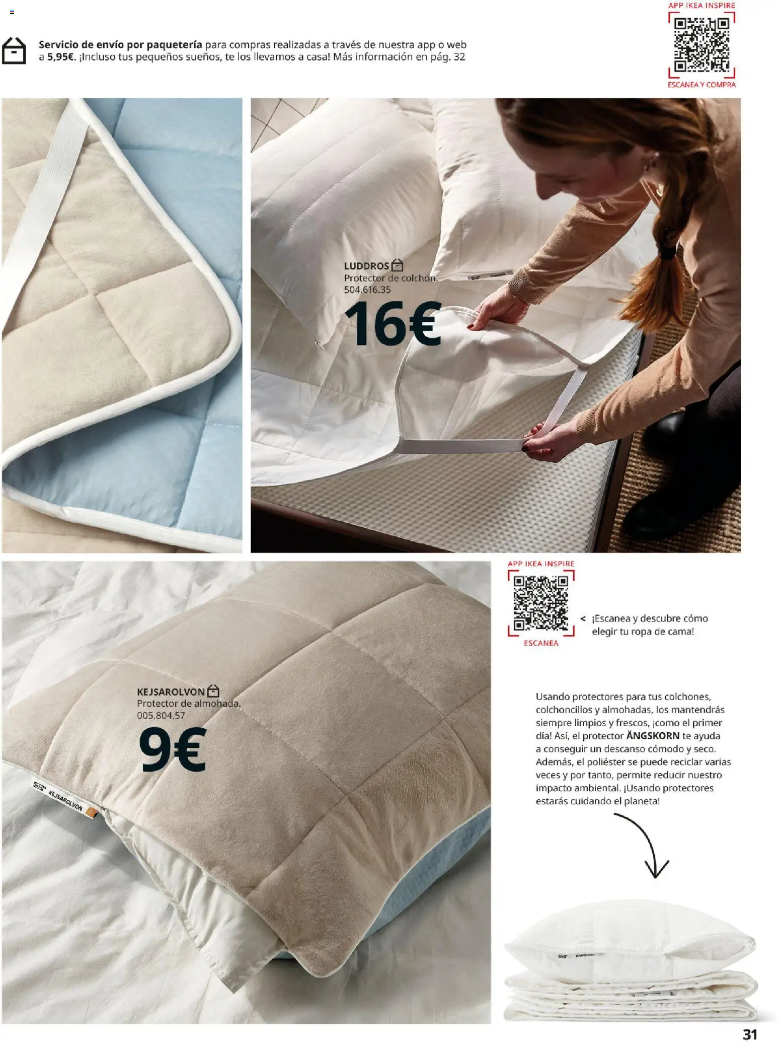 IKEA - Ropa de cama │ válido desde el 01/09/2026 | Página: 31 | Productos: Té, Ropa, Ropa de cama, Cama