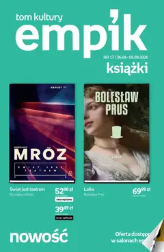 Pogląd oferty "Empik promocje - Tom kultury Książki" - ważna od 26.08.2026