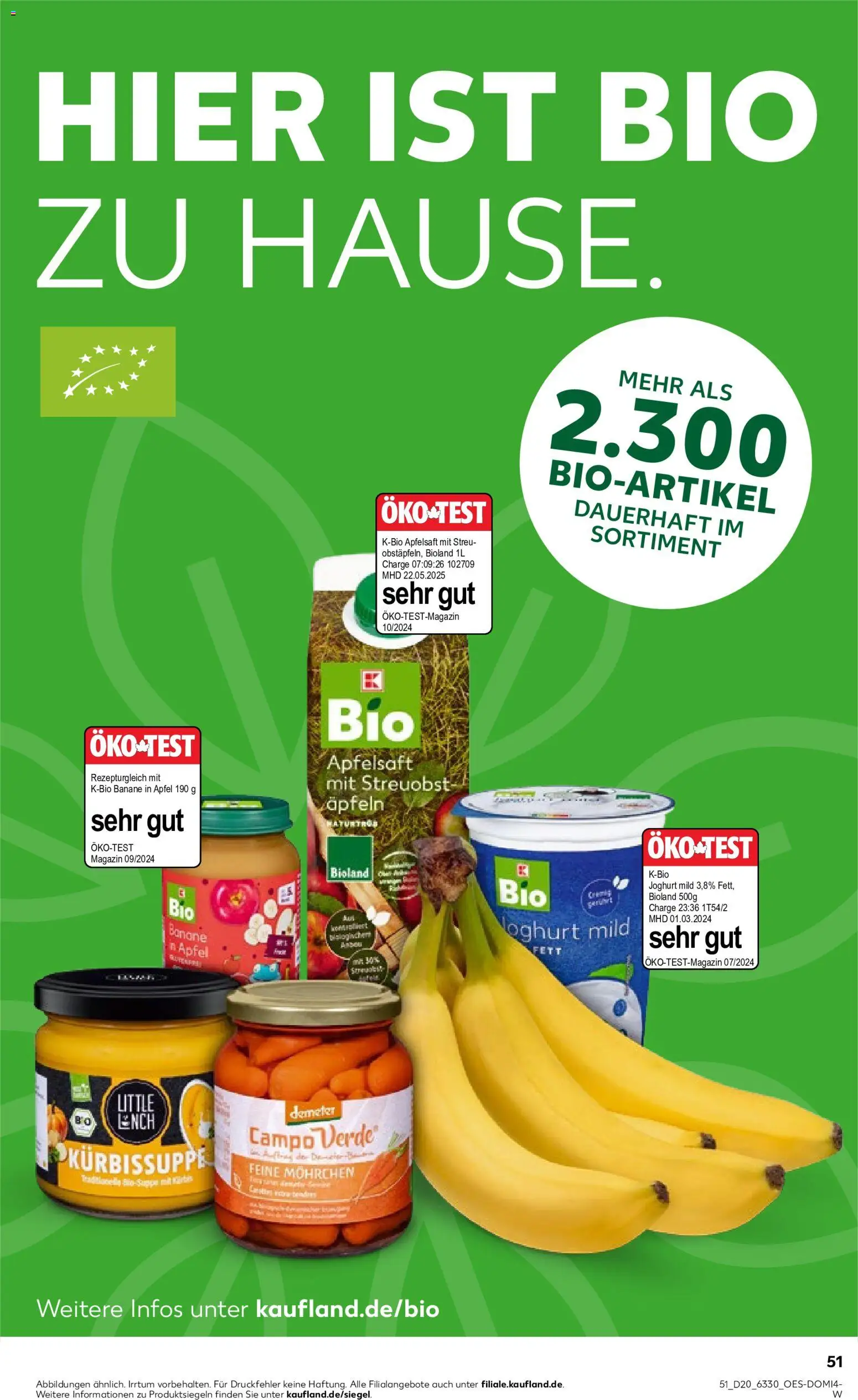 Kaufland Prospekt Kiel	 – gültig ab 15.05.2026 | Seite: 51 | Produkte: Joghurt, Äpfel, Apple, Kürbis