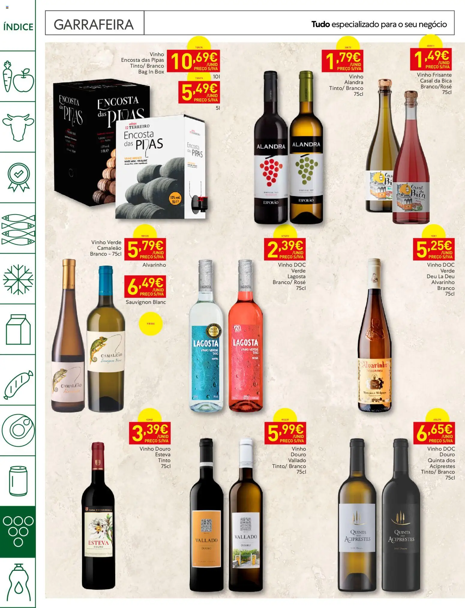 Recheio Horeca Madeira │ válido de 18/08/2026 | Página: 22 | Produtos: Vinho branco, Lagosta, Vinho