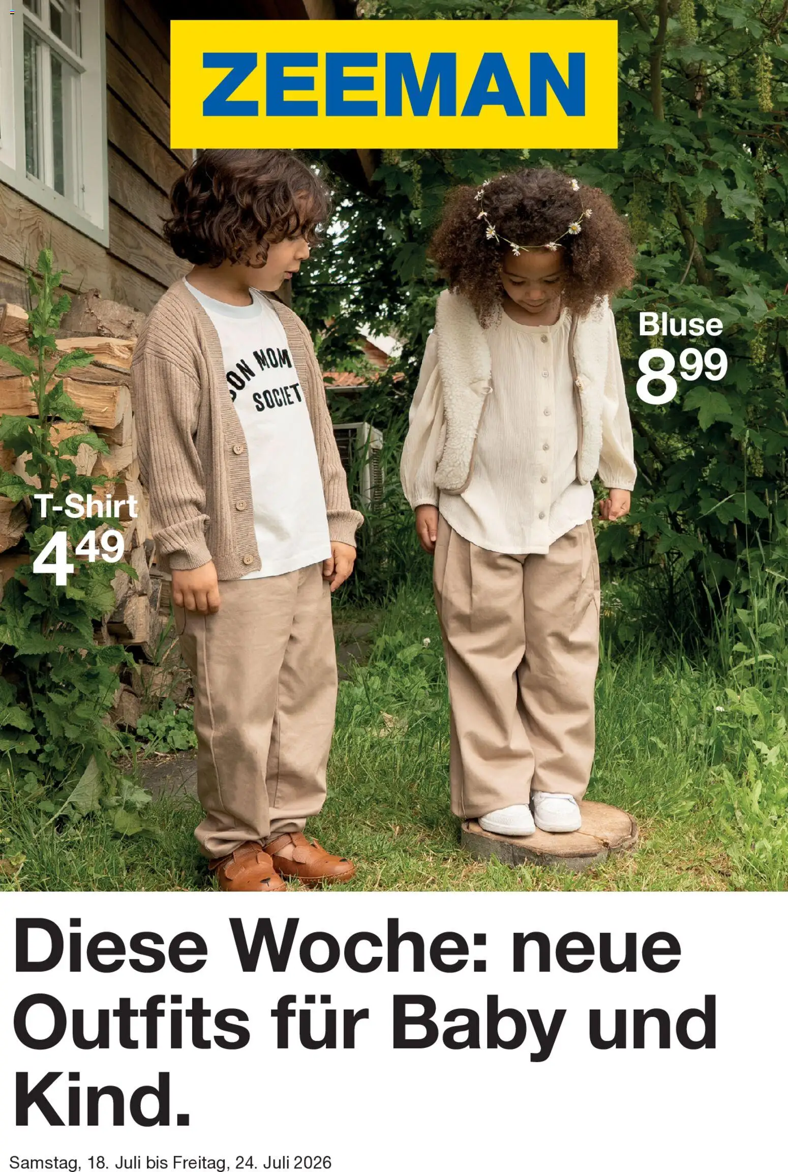 Zeeman Prospekt – gültig ab 18.07.2026 | Seite: 1