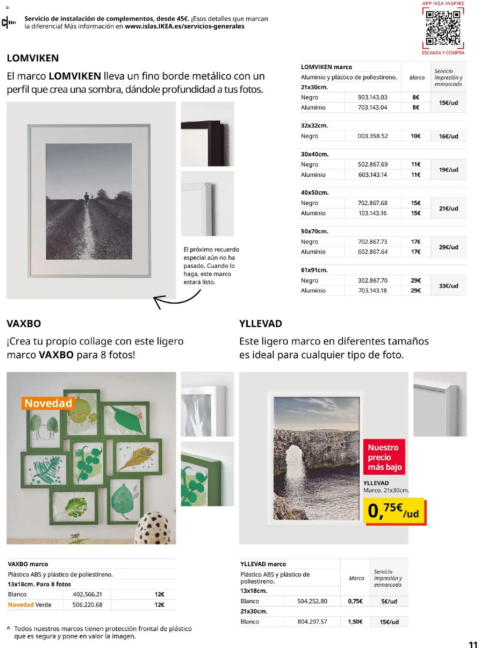 IKEA - Enmarca ya │ válido desde el 01/09/2026 | Página: 11 | Productos: Marco