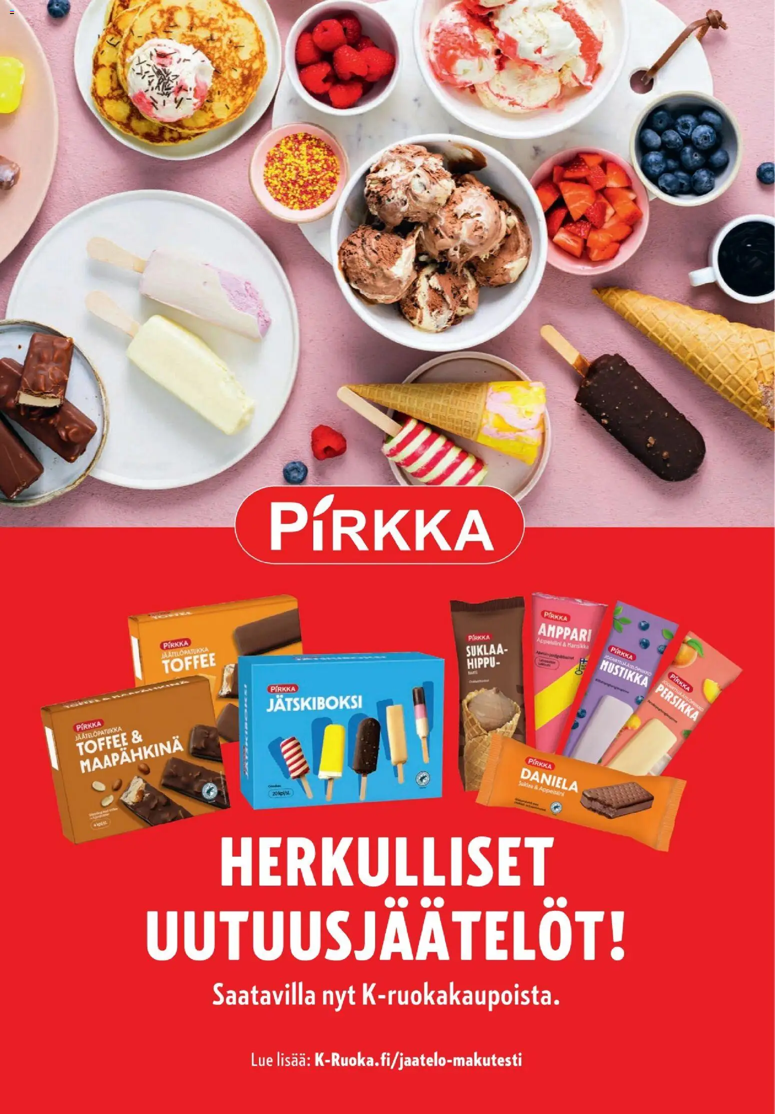 K-Supermarket tarjoukset - K-Ruoka – voimassa 10.06.2026 alkaen | Sivu: 2 | Tuotteet: Mustikka, Persikka, Suklaa