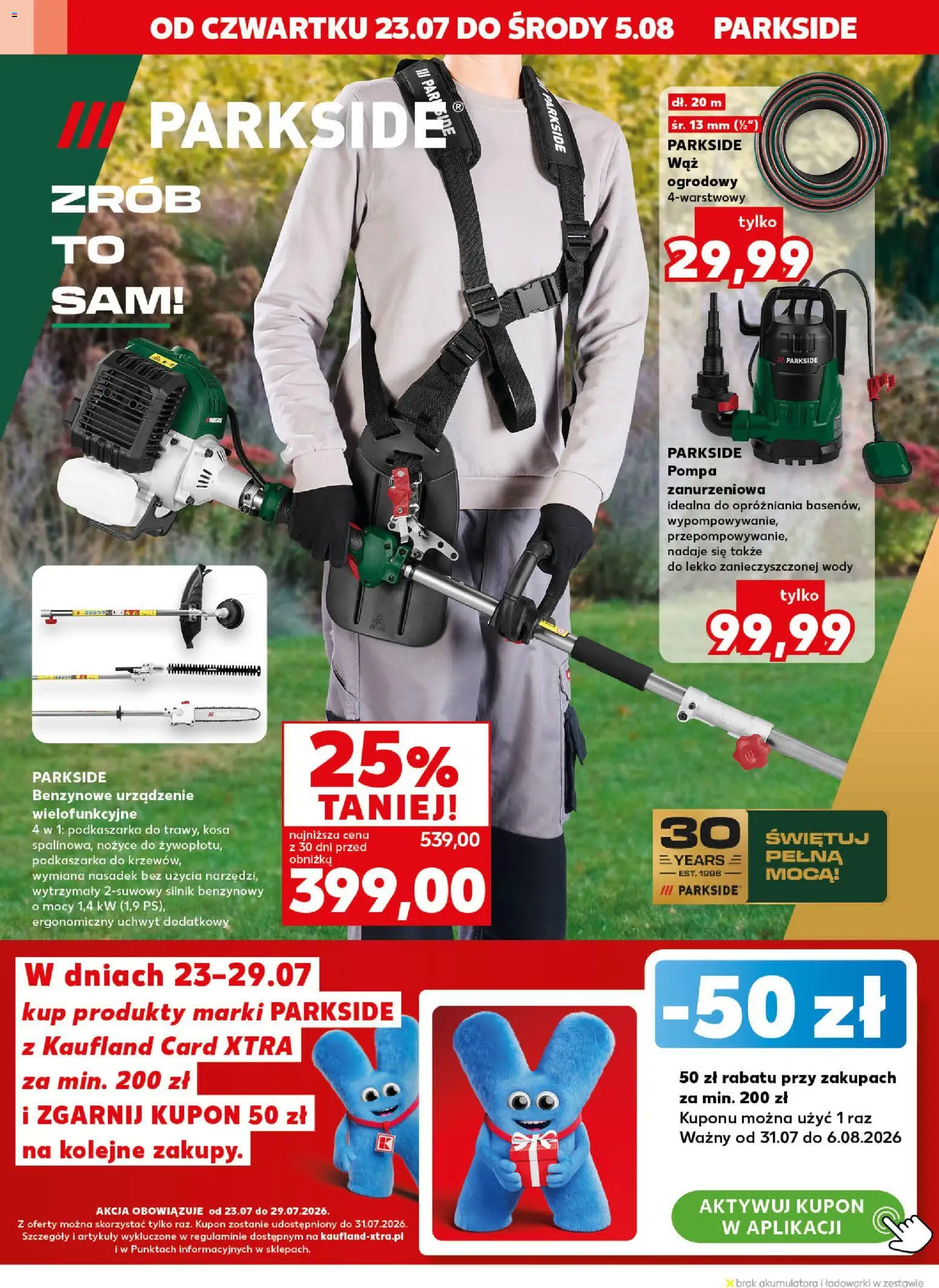 Kaufland Polsko leták - Złap okazje od 23.07.2026 | Strana: 10 | Produkty: Parkside