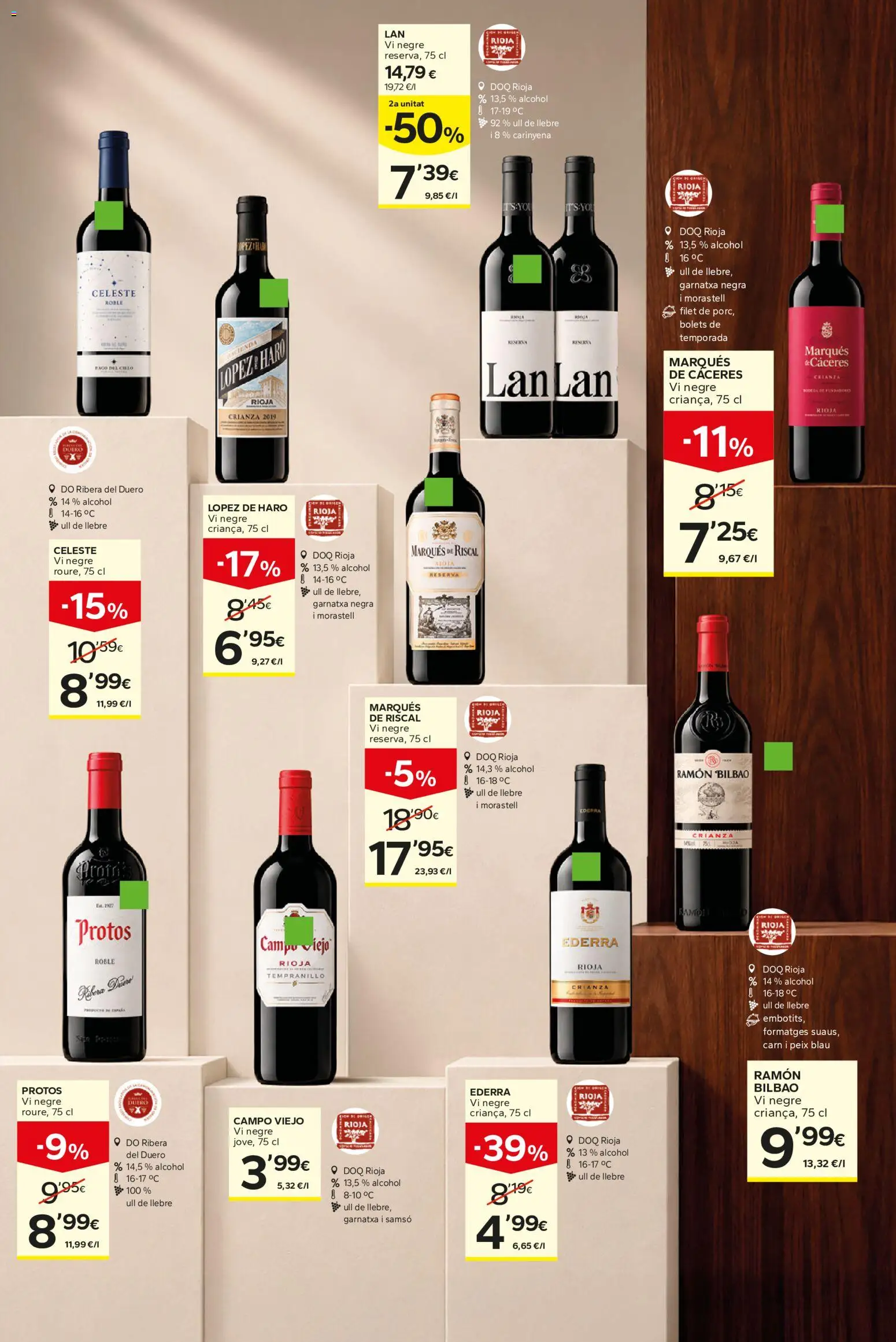 Caprabo El plaer de trobar la combinació perfecta │ válido desde el 15/10/2026 | Página: 11 | Productos: Alcohol