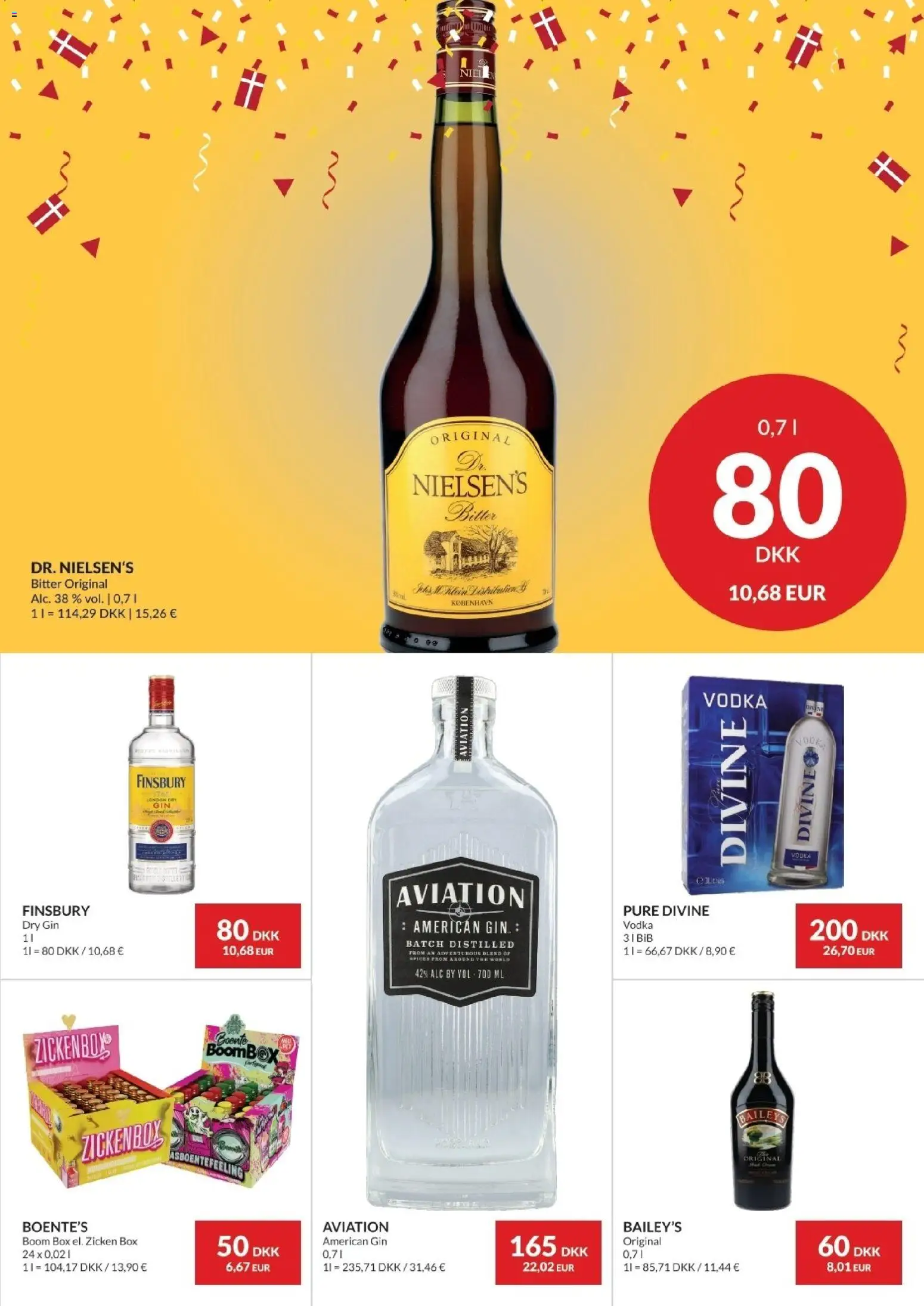 Nielsen Discount tilbudsavis – gyldig fra 27.05.2026 | Side: 25 | Produkter: Amendoins, Gin, Vodka