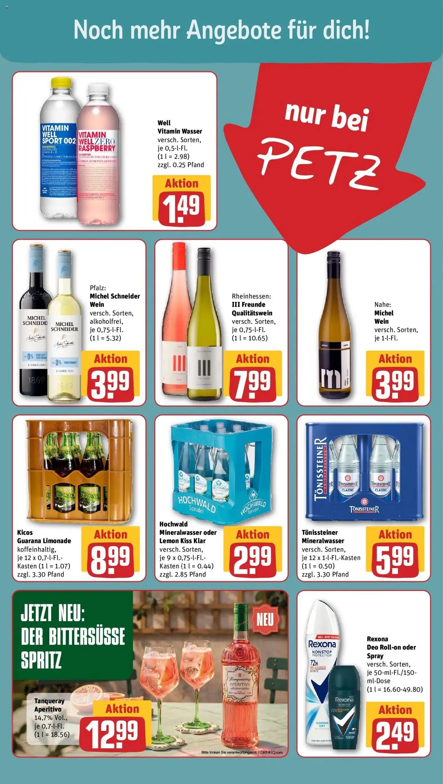 REWE Prospekt ab 14.09.2026 zum Blättern » Angebote | Seite: 19 | Produkte: Limonade, Mineralwasser, Wein, Zitronen