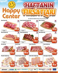 04 Eylül 2026 tarihinden itibaren geçerli olan Happy Center kataloğu önizlemesi