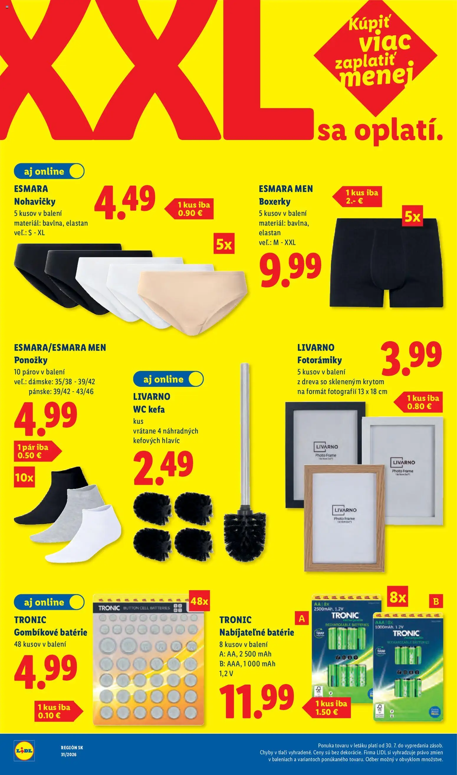 Nové Lidl akcie – leták je platný od 27.07.2026 | Strana: 94
