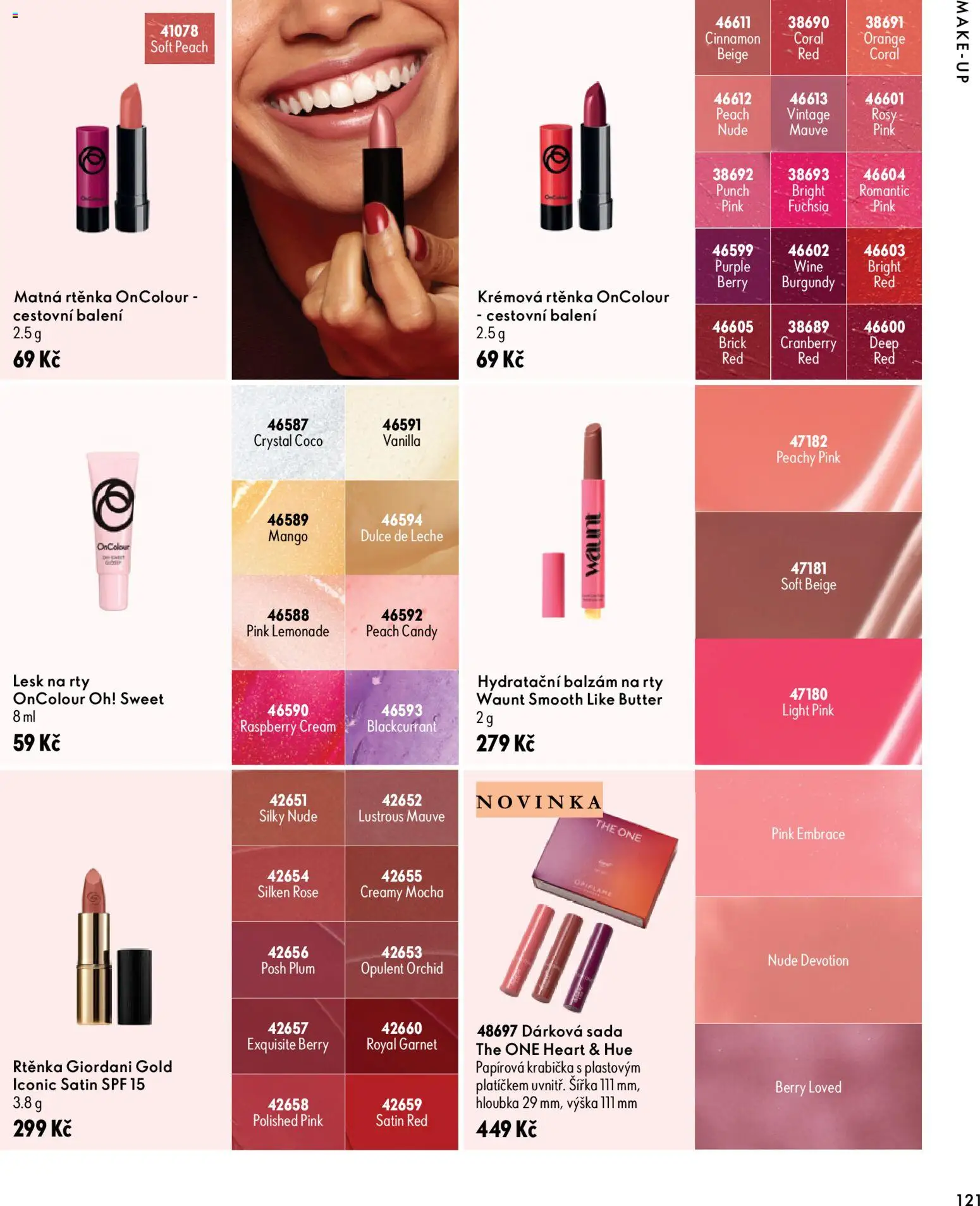 Oriflame katalog Novage+ Proceuticals od 30.09.2026 | Strana: 121 | Produkty: Mango, Krabička, Balzám na rty, Rtěnka