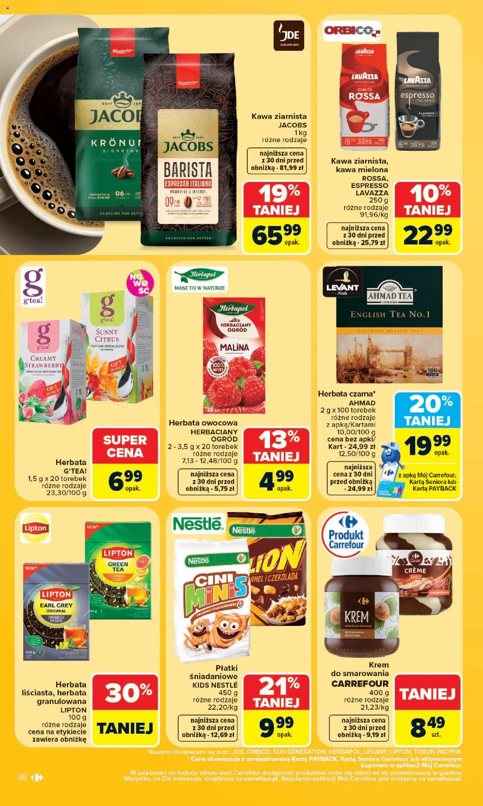 Carrefour gazetka od 13.07.2026 | Strona: 38 | Produkty: Karta, Malina, Lavazza, Kawa