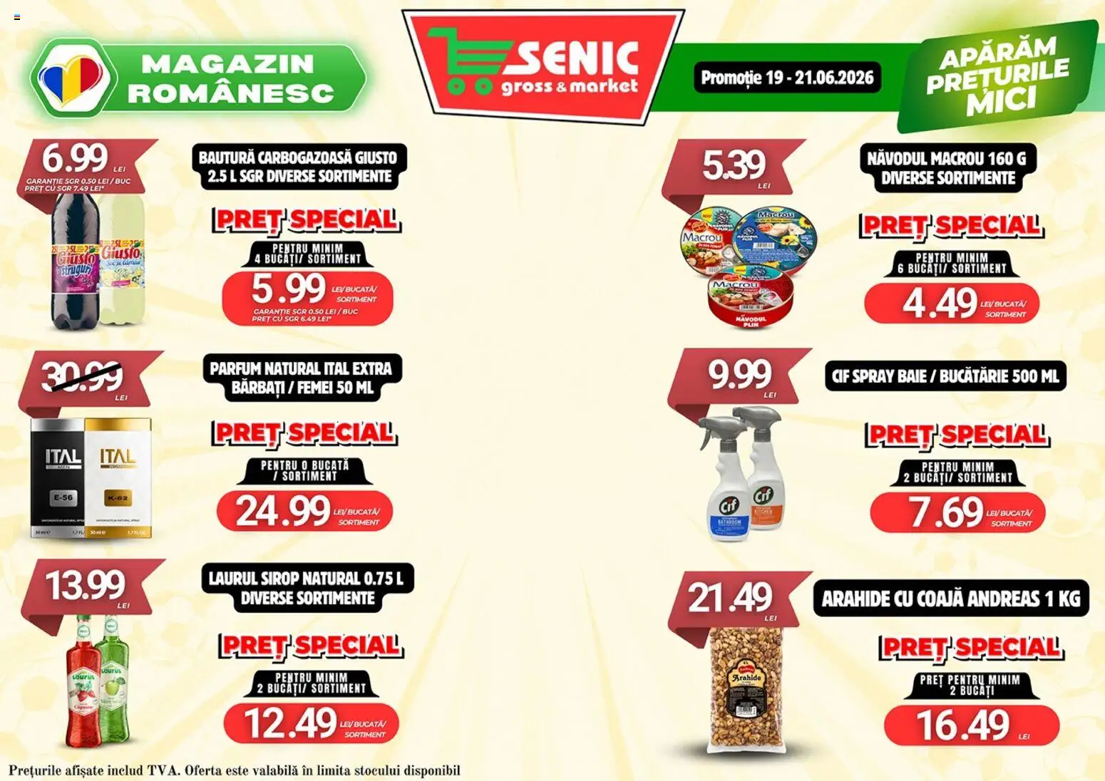 Noul catalog Senic – valabil de la 15.06.2026 | Pagină: 8 | Produse: Bucătărie, Mici, Parfum, Arahide