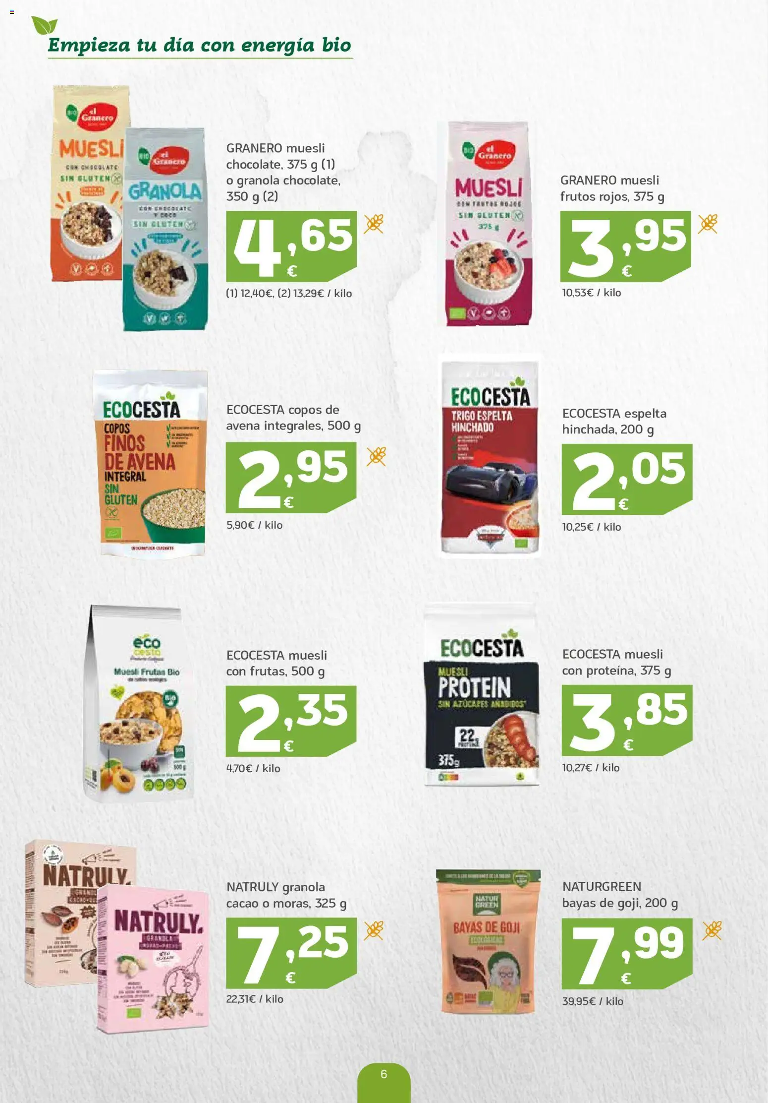 HiperDino folleto │ válido desde el 25.05.2026 | Página: 6 | Productos: Chocolate, Copos, Φρυγανιές σικάλεως