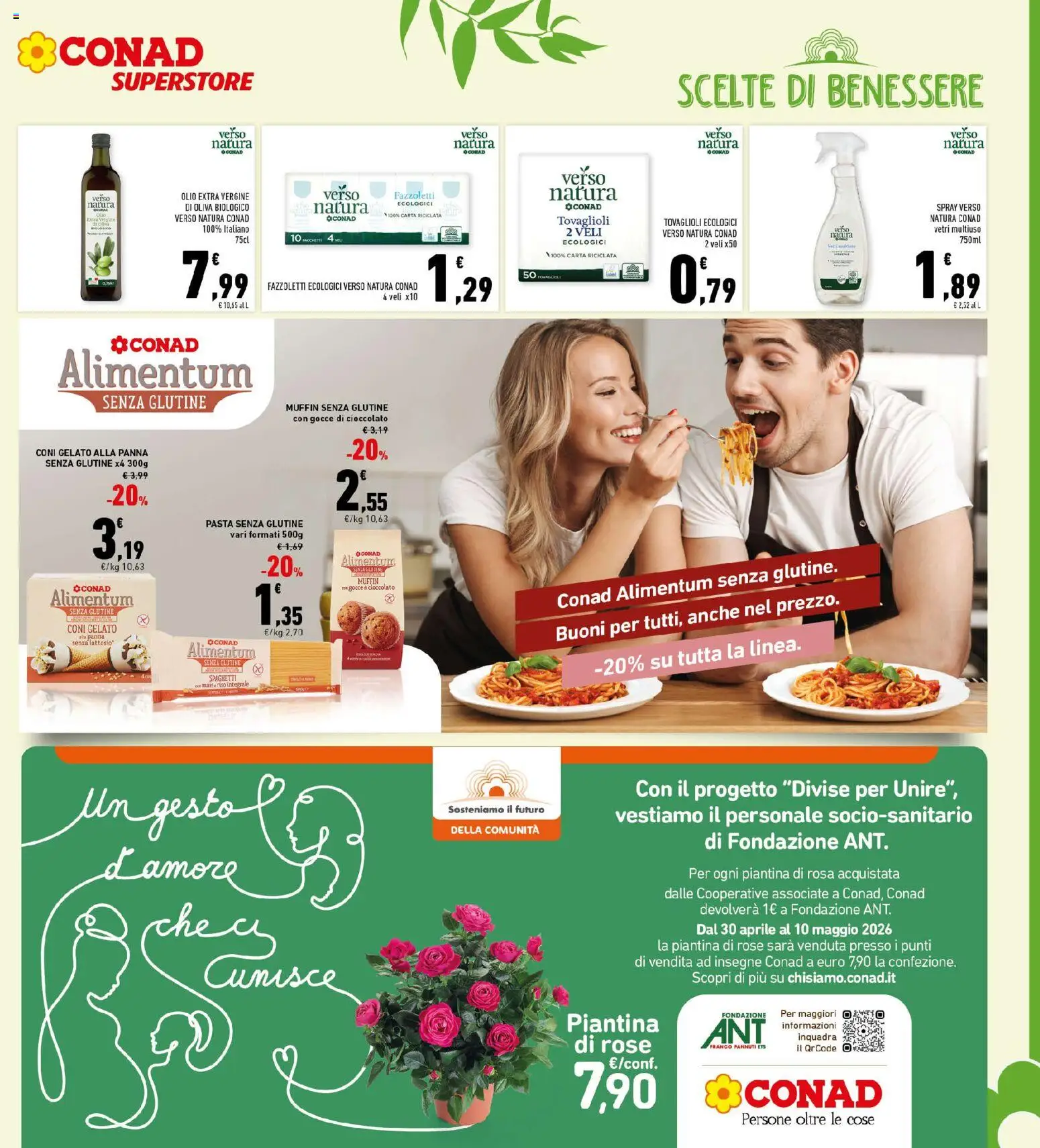 Volantino Conad del 06.05.2026 | Pagina: 13 | Prodotti: Riso, Olio, Pasta, Olio extra vergine