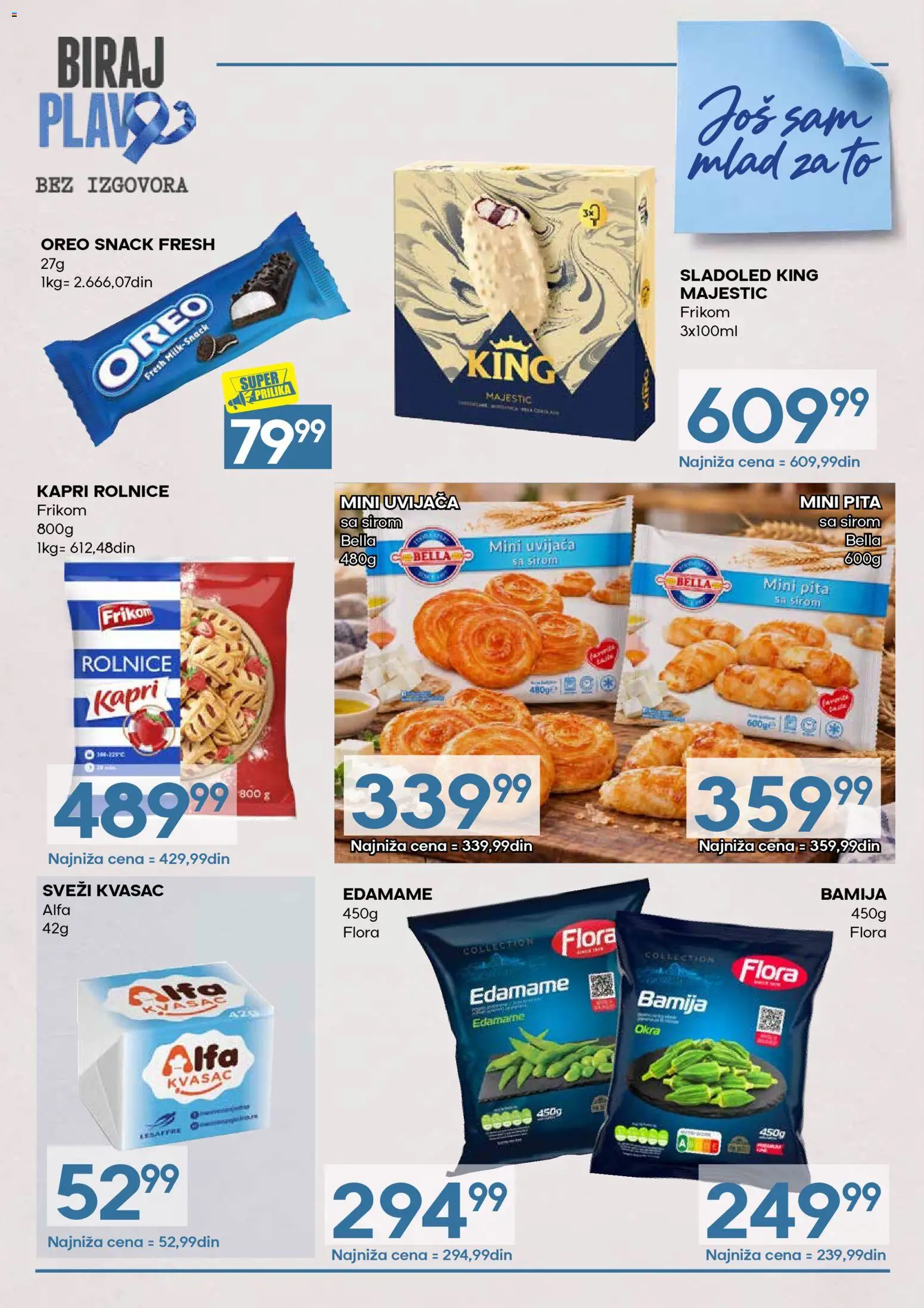 Idea katalog - važi od 01.11.2026 | Strana: 6 | Proizvode: Kvasac, Sladoled, Oreo, Pita