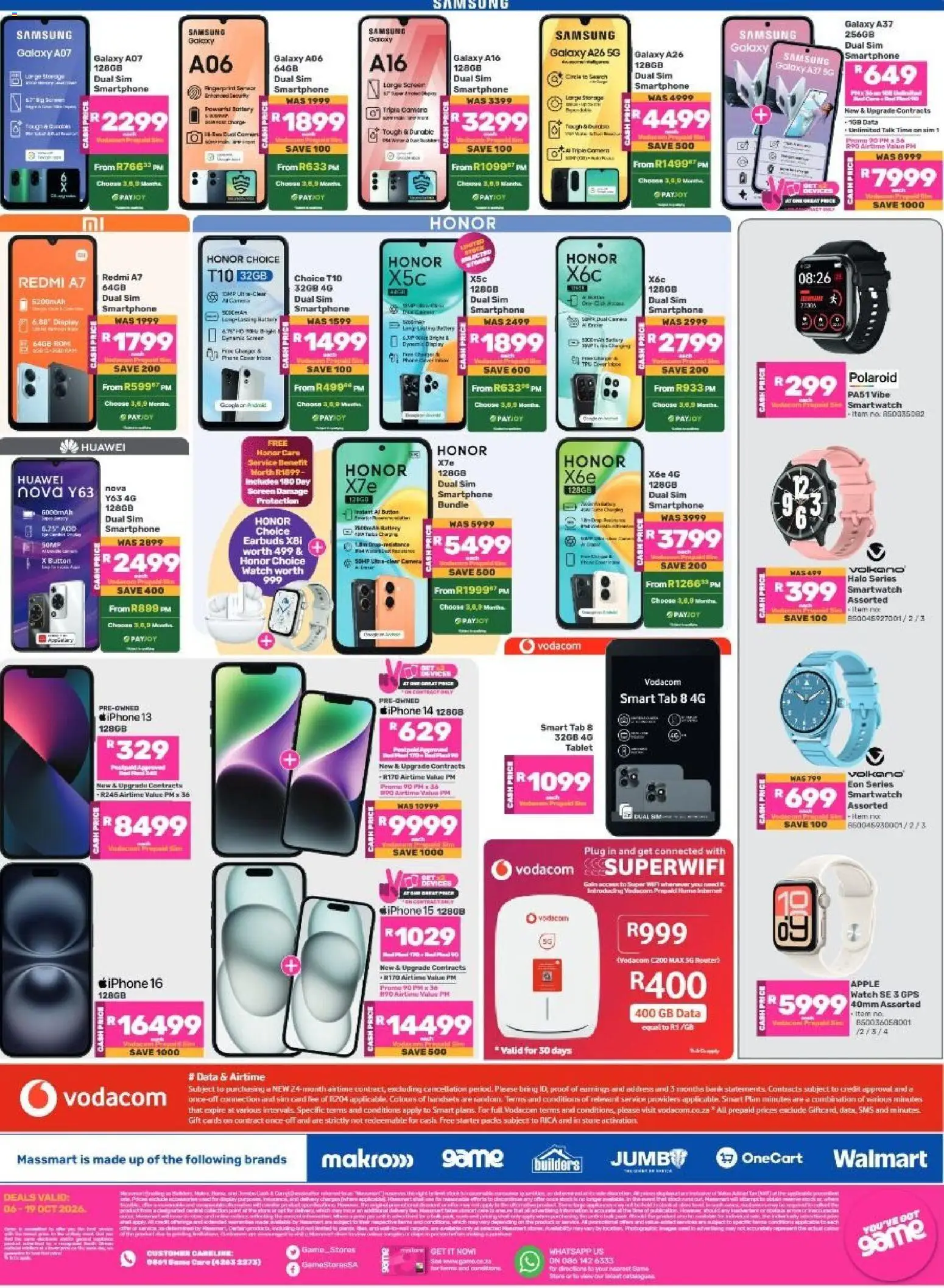 New Game catalogue – valid from 06/10/2026 | Page: 12 | Products: Sim, Watch, Earbuds, Smartwatch