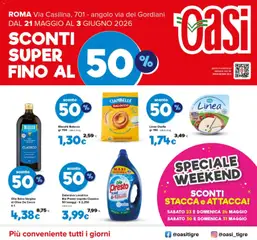 Anteprima del volantino Oasi volantino Roma Casilina valido a partire dal 20.05.2026