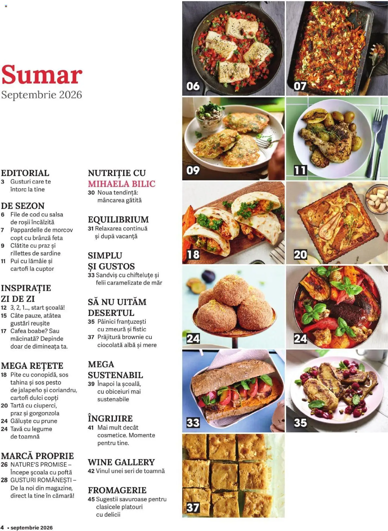 Noul catalog Mega Image – valabil de la 27.08.2026 | Pagină: 4 | Produse: Tava, Cartofi dulci, Brânză, Mere