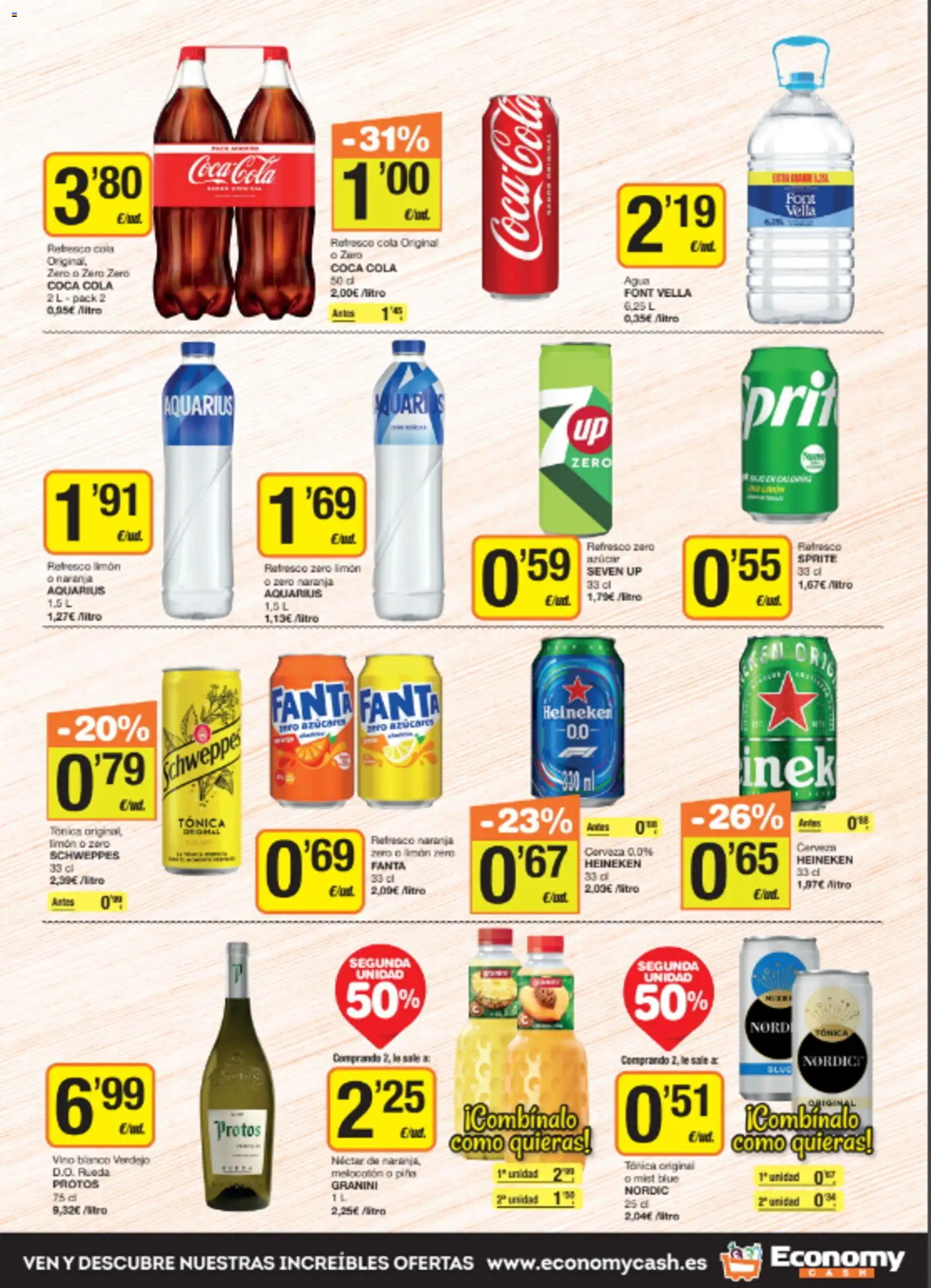 Economy Cash folleto │ válido desde el 10/09/2026 | Página: 7 | Productos: Tónica, Limón, Agua, Heineken