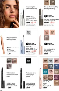 Preview of Oriflame - Offers valid from 09/09/2026 | Page: 104 | Products: Eye shadow, Eyeliner, Charcoal, Lavender