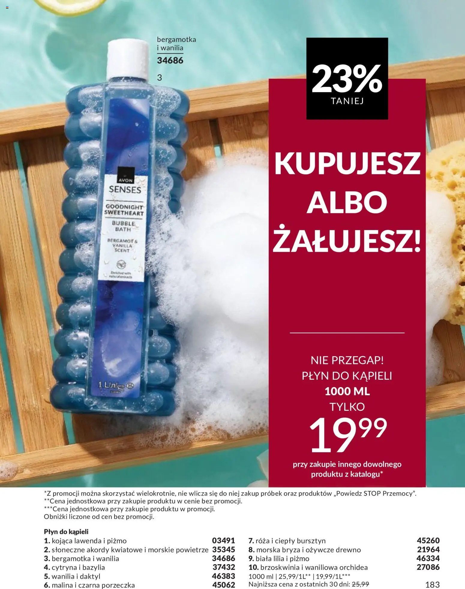 Avon Katalog 9 2026 od 01.09.2026 | Strona: 183 | Produkty: Cytryna, Brzoskwinia, Wanilia, Lawenda