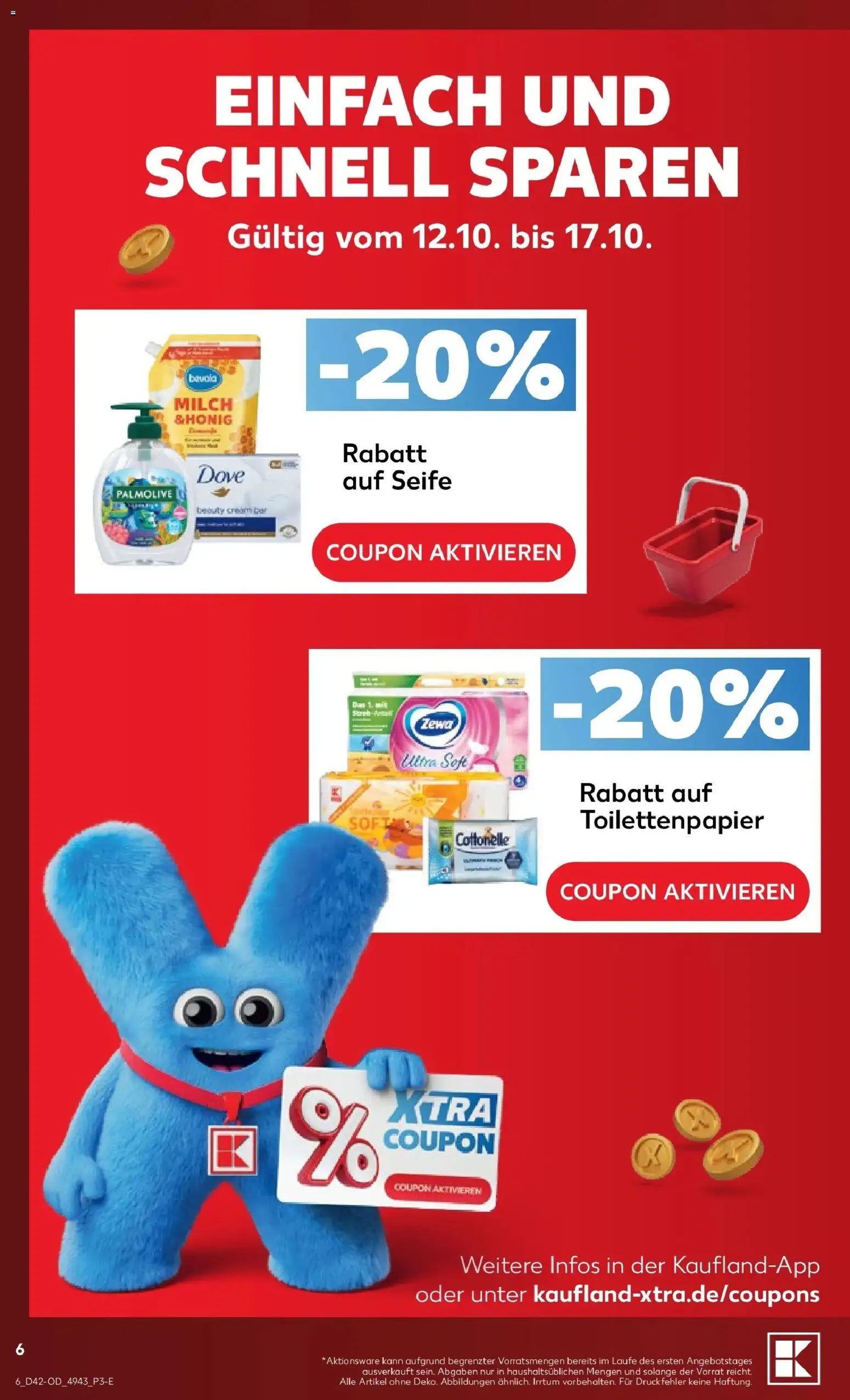 Prospekt Kaufland ab 12.10.2026 » Angebote Online zum Blättern | Seite: 78 | Produkte: Milch, Zewa, Seife, Toilettenpapier
