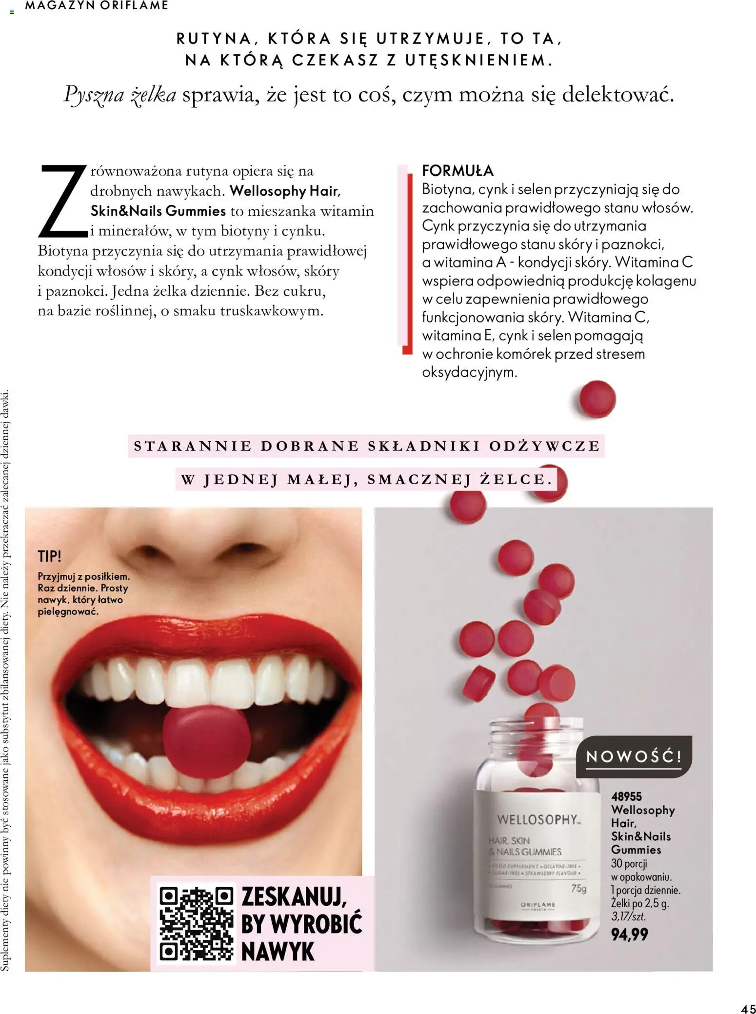 Oriflame Katalog 14 2026 od 30.09.2026 | Strona: 45 | Produkty: Żelki