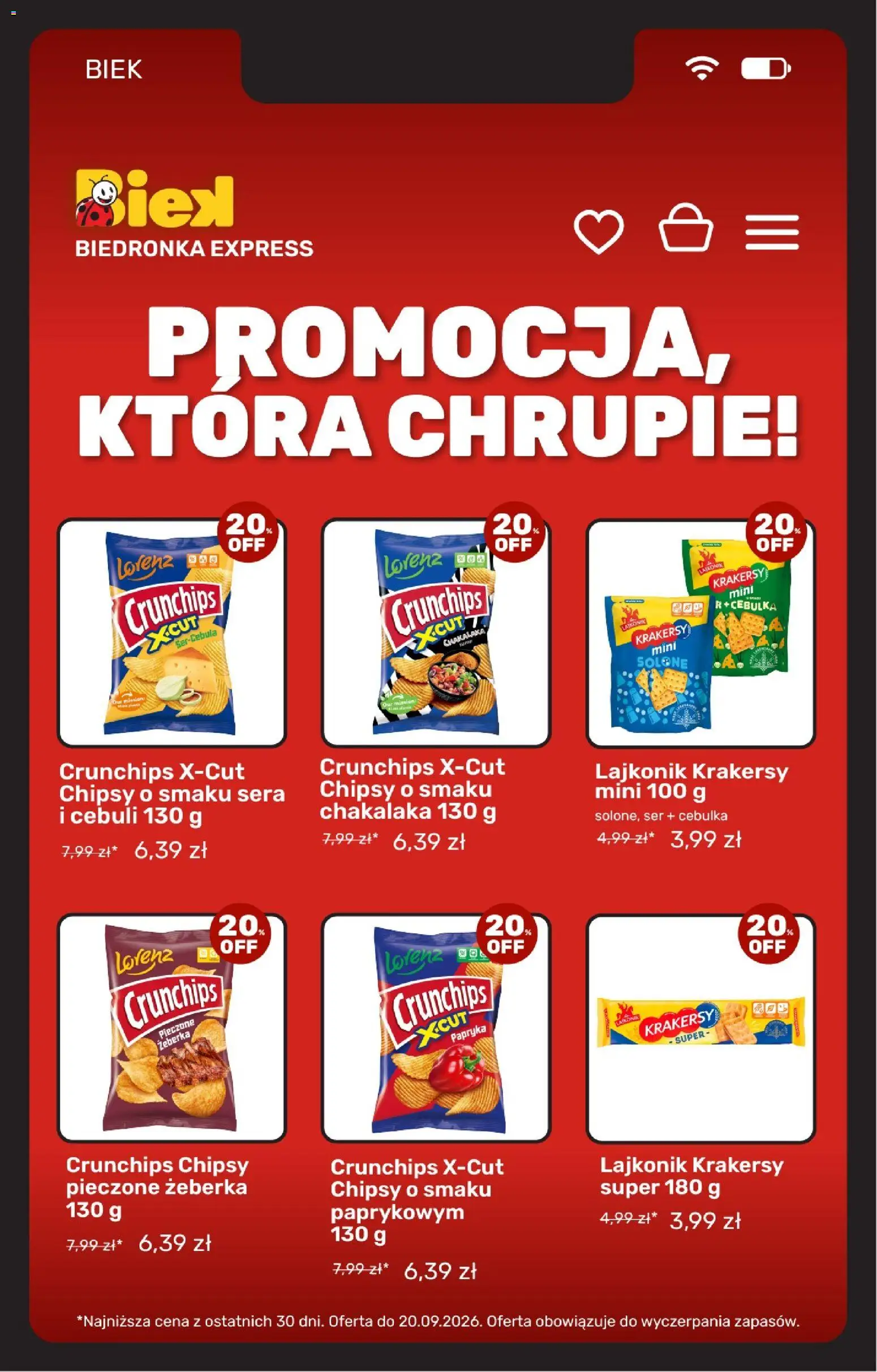 Biedronka gazetka - Biek od 20.09.2026 | Strona: 20