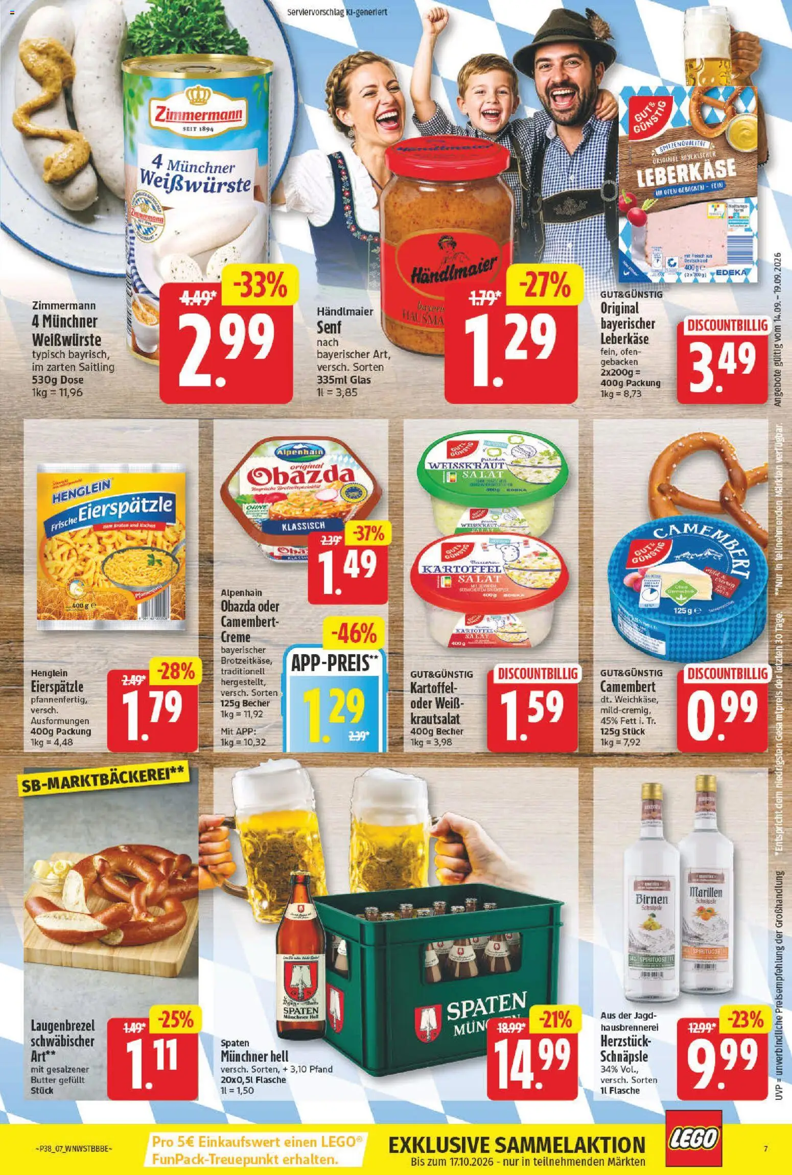 NP Discount Prospekt – gültig ab 14.09.2026 | Seite: 7 | Produkte: Ofen, Butter, Creme, Camembert