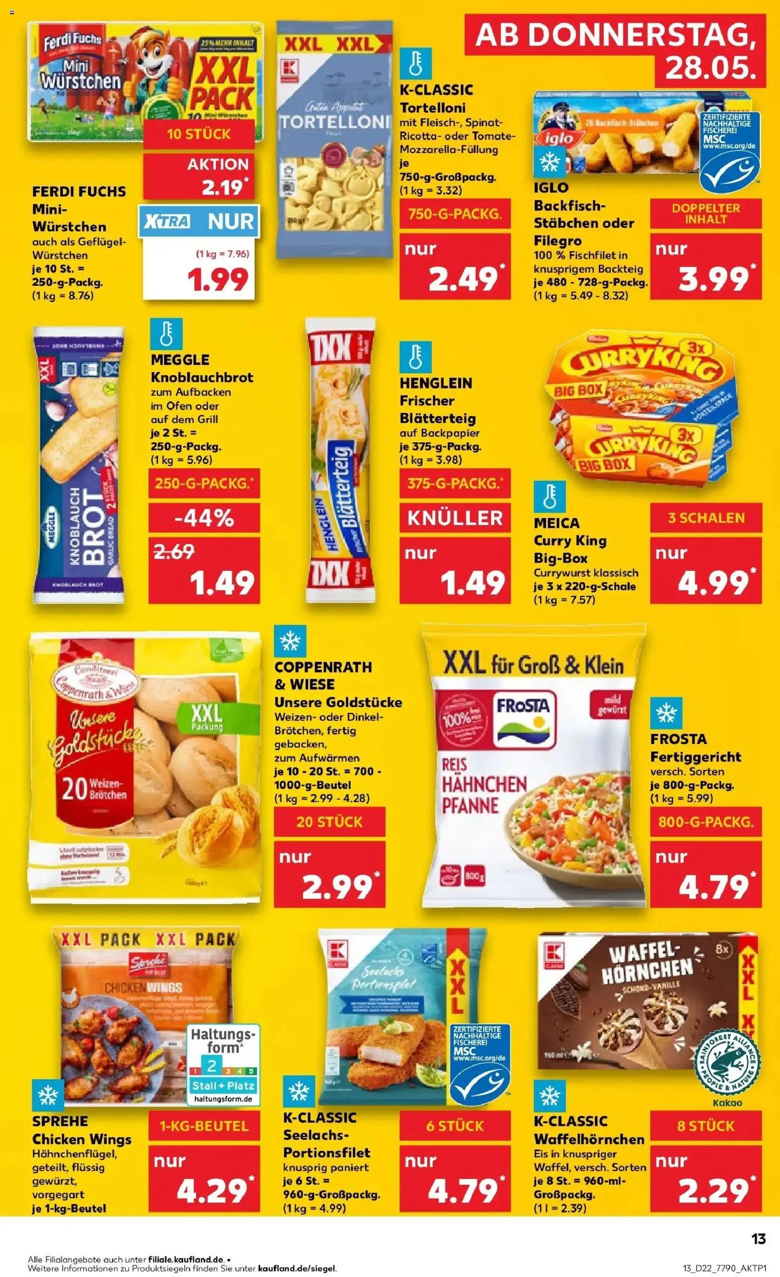 Kaufland Prospekt Eisenberg – gültig ab 26.05.2026 | Seite: 18 | Produkte: Ofen, Hahnchen, Pasta, Eis