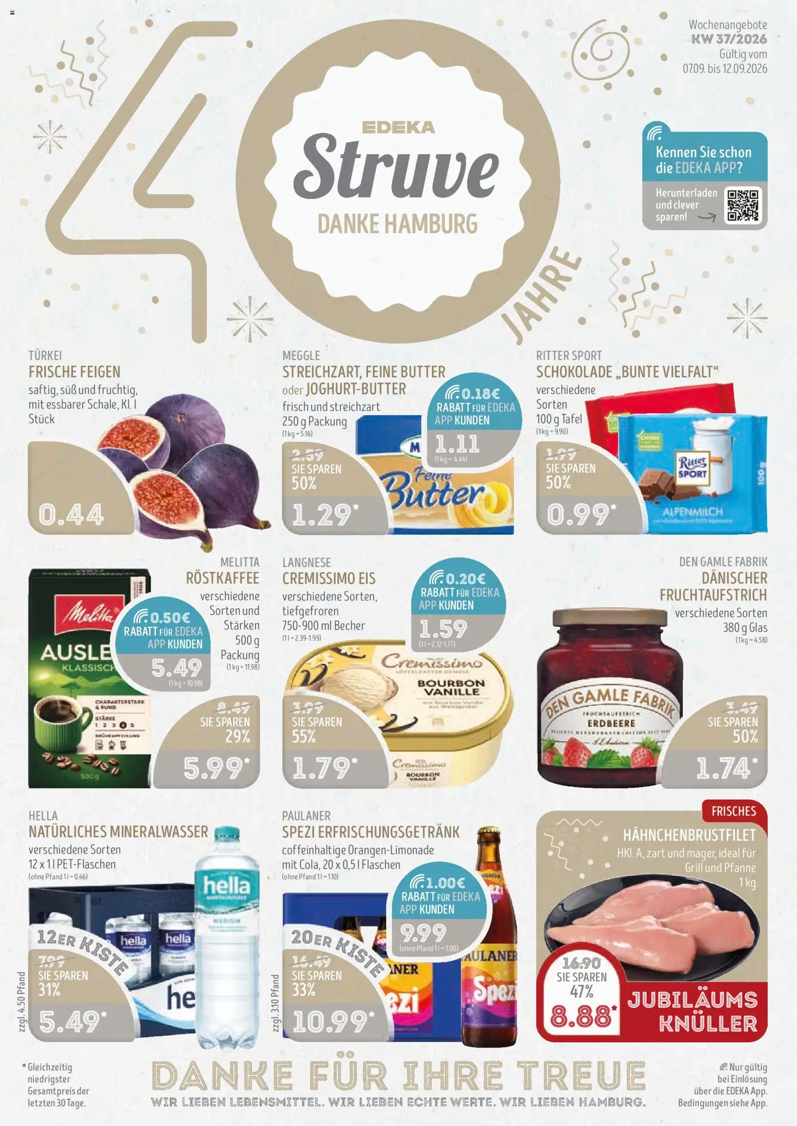 Edeka Struve Prospekt – gültig ab 07.09.2026 | Seite: 3 | Produkte: Cremissimo, Schokolade, Vanille, Eis
