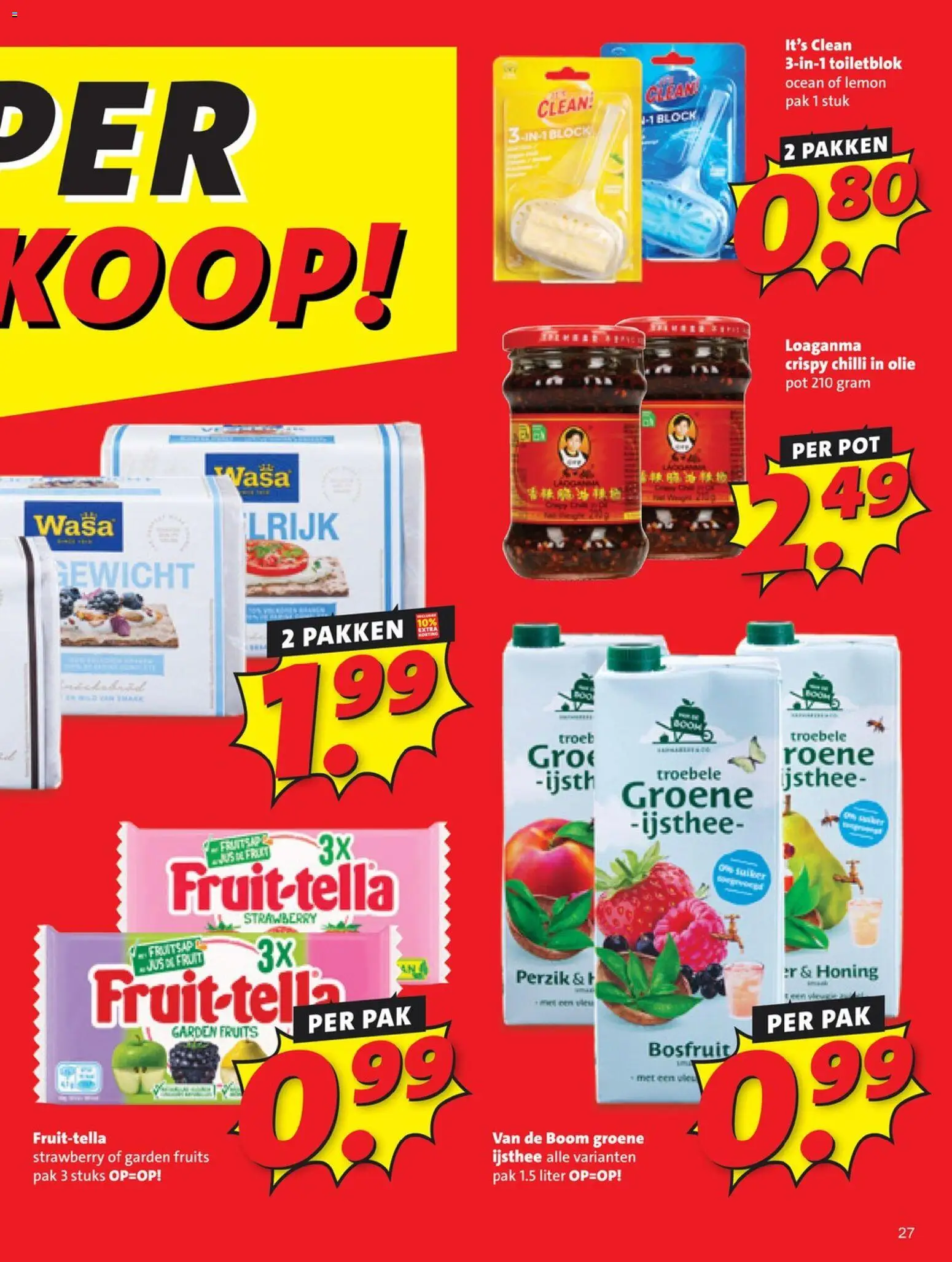 {H1} | Pagina: 27 | Producten: Olie, Pot, Gewicht, Fruit