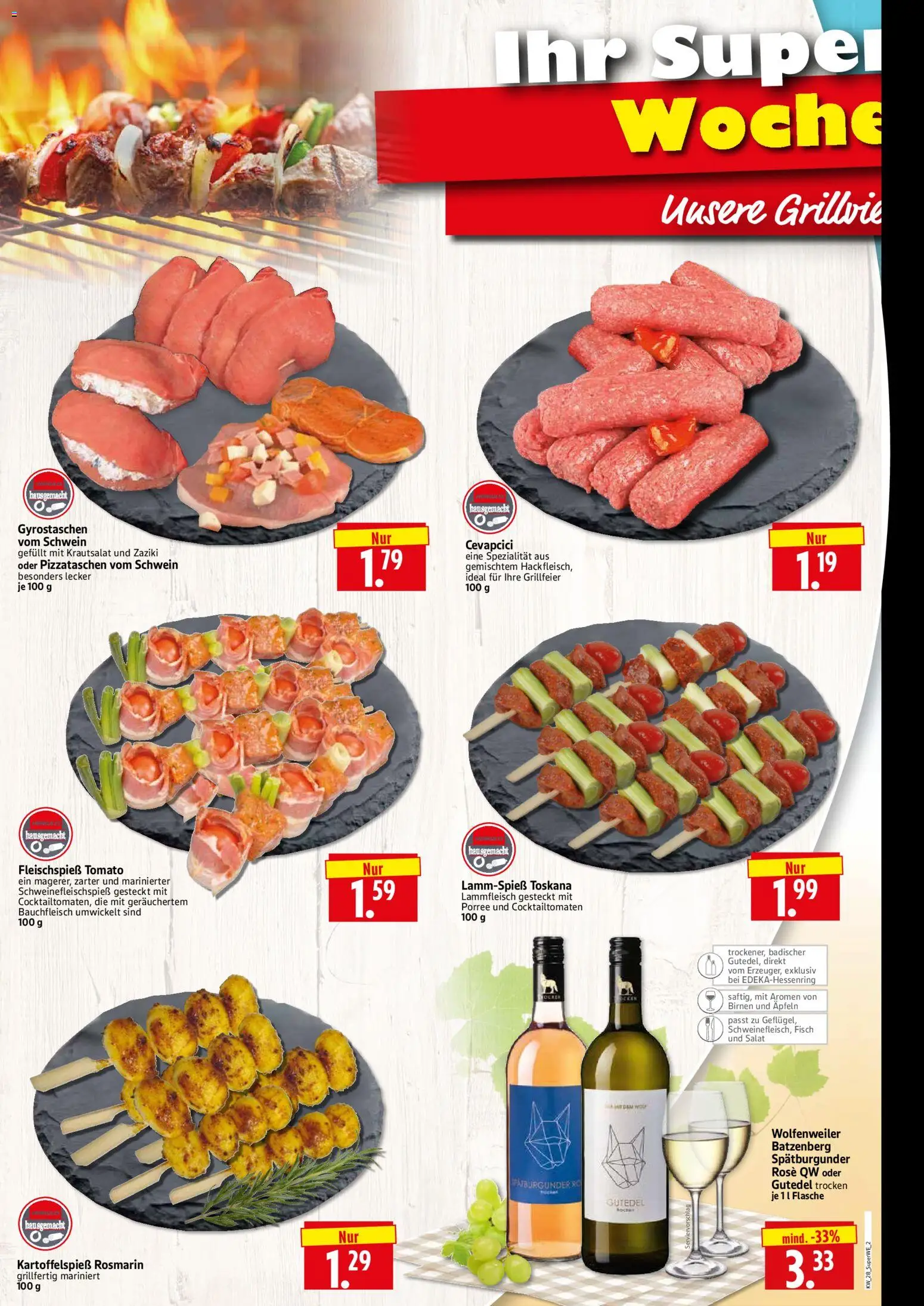 HERKULES Sonderbeilage – gültig ab 09.07.2026 | Seite: 2 | Produkte: Cevapcici, Fisch, Salat